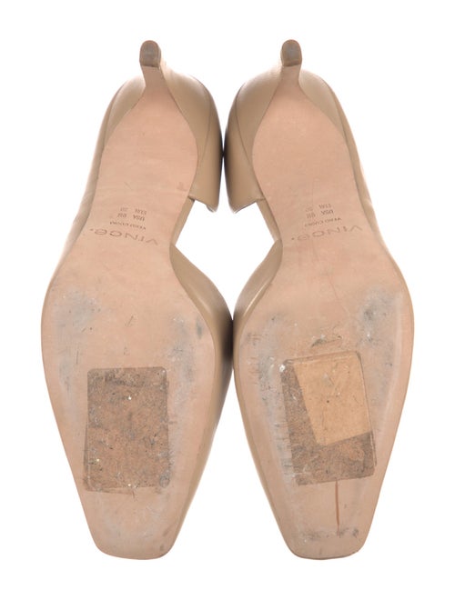 Vince Leather D'Orsay Pumps