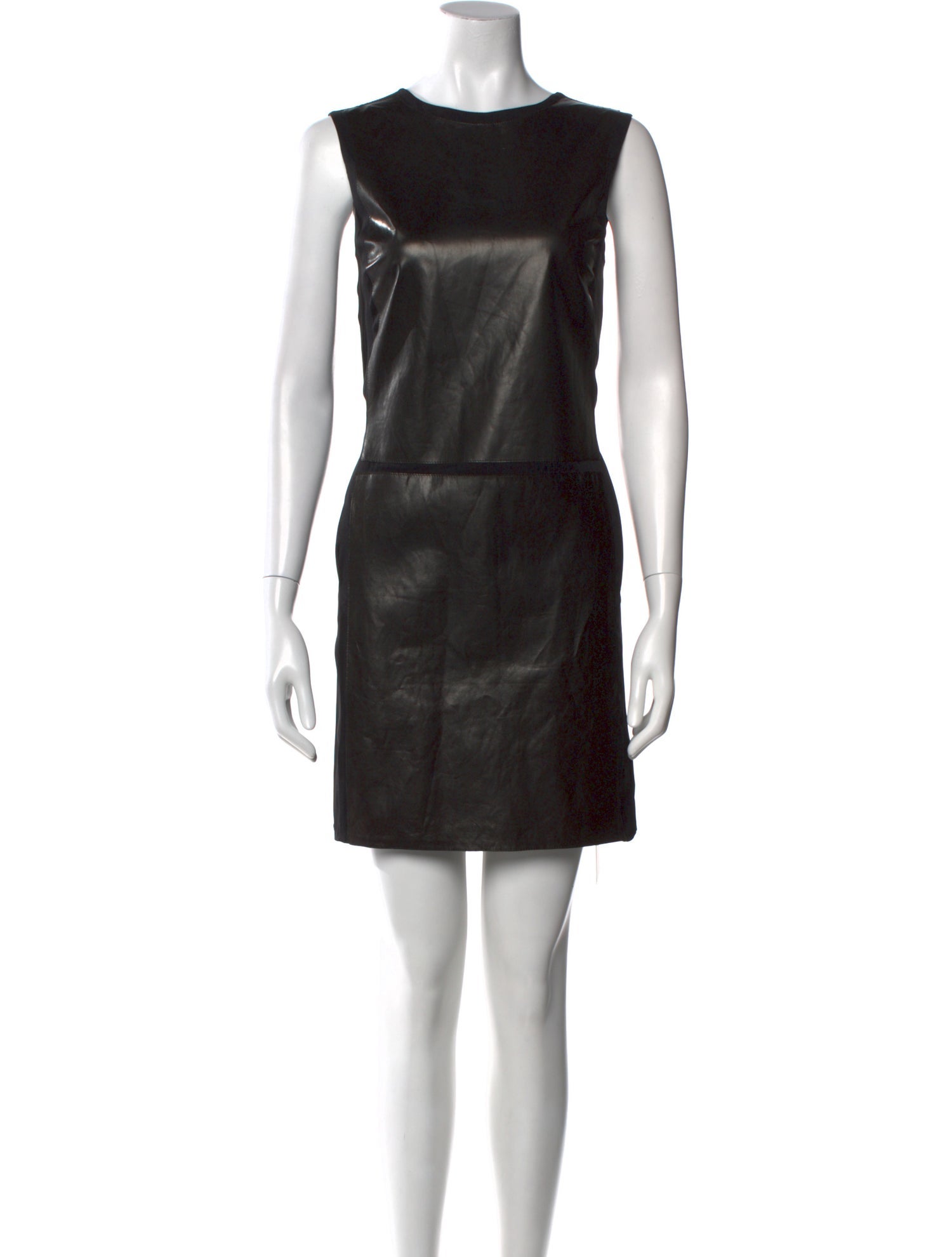 Vince Leather Mini Dress
