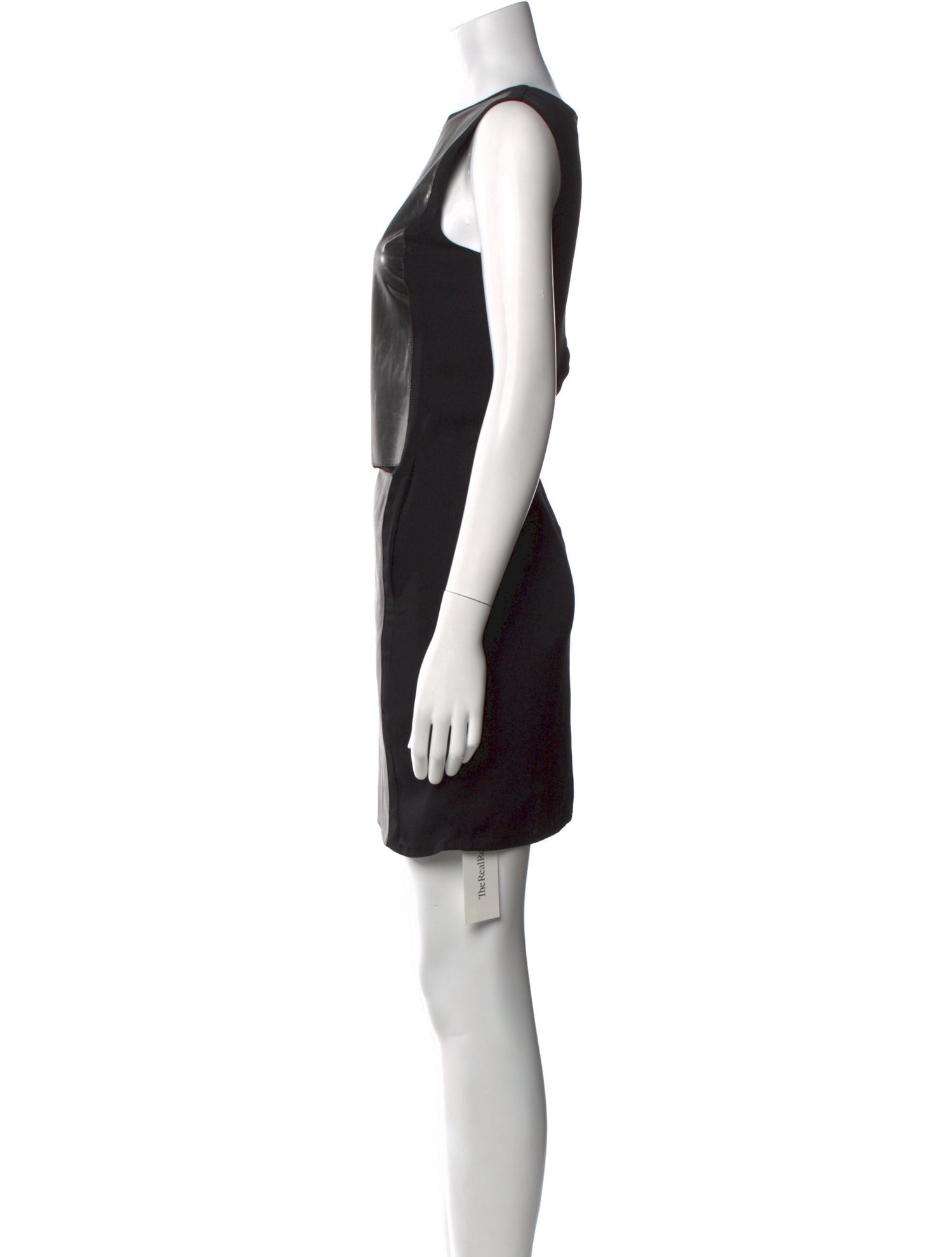 Vince Leather Mini Dress