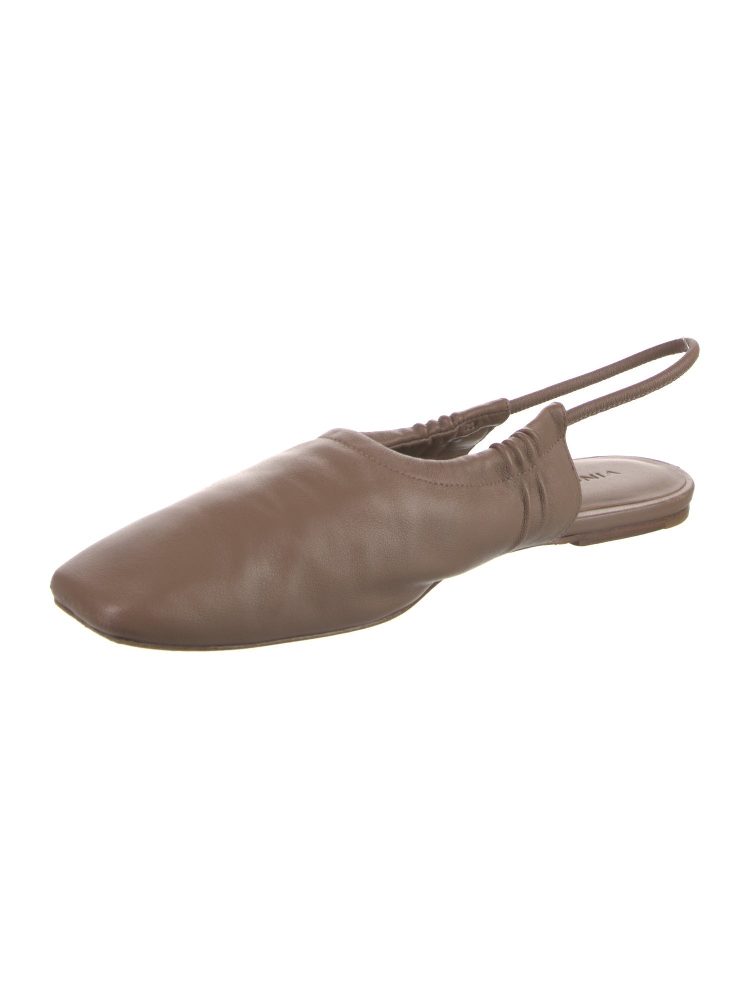 Vince Leather Slingback Flats