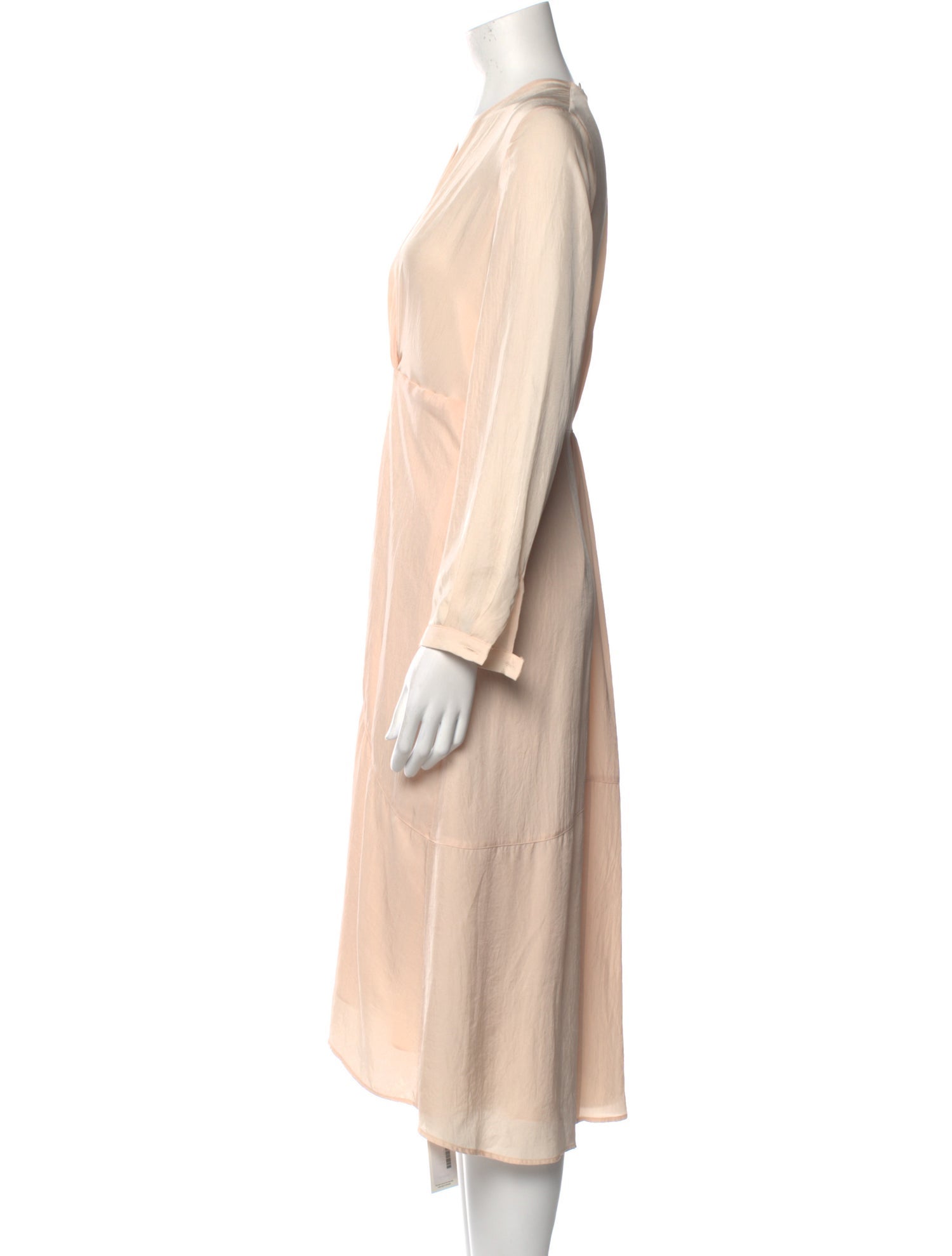 Vince V-Neck Midi Length Dress