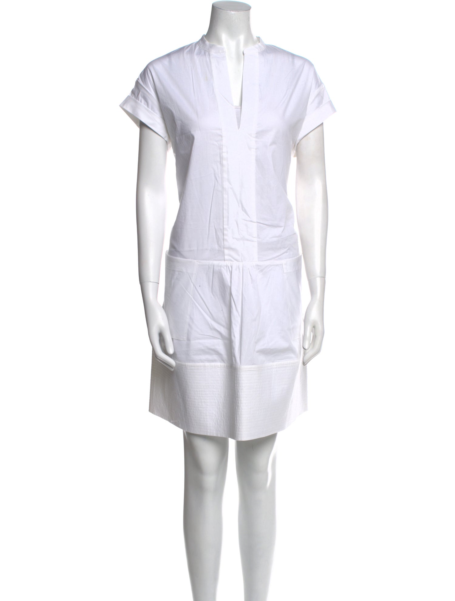 Vince V-Neck Mini Dress