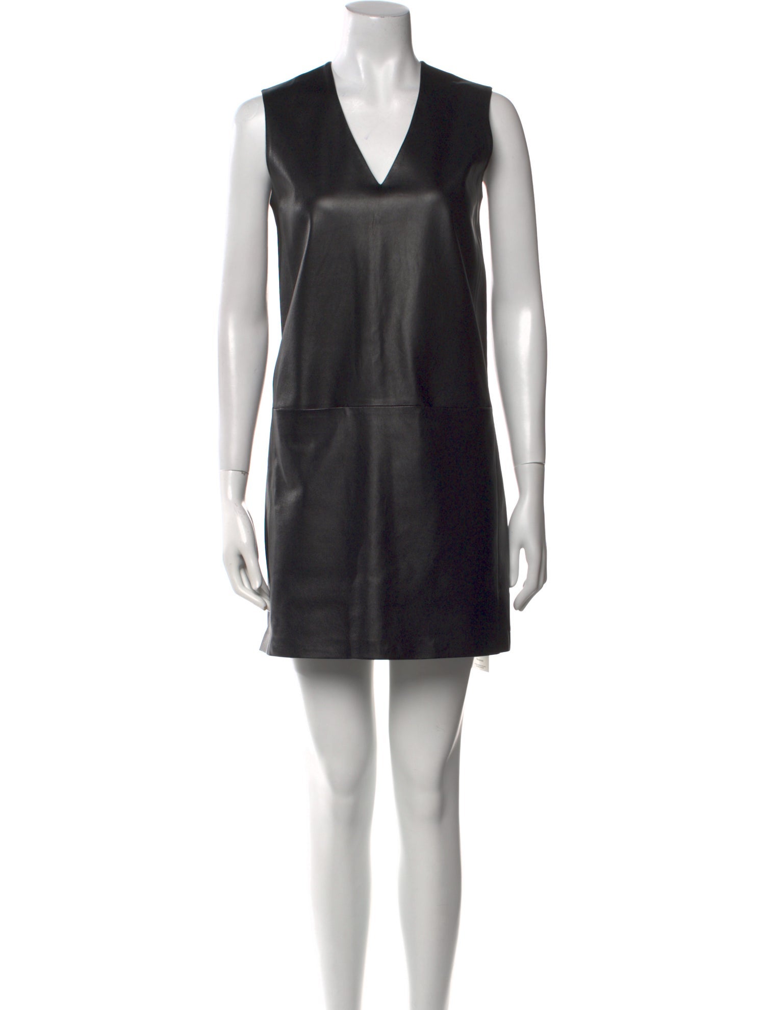 Vince Leather Mini Dress