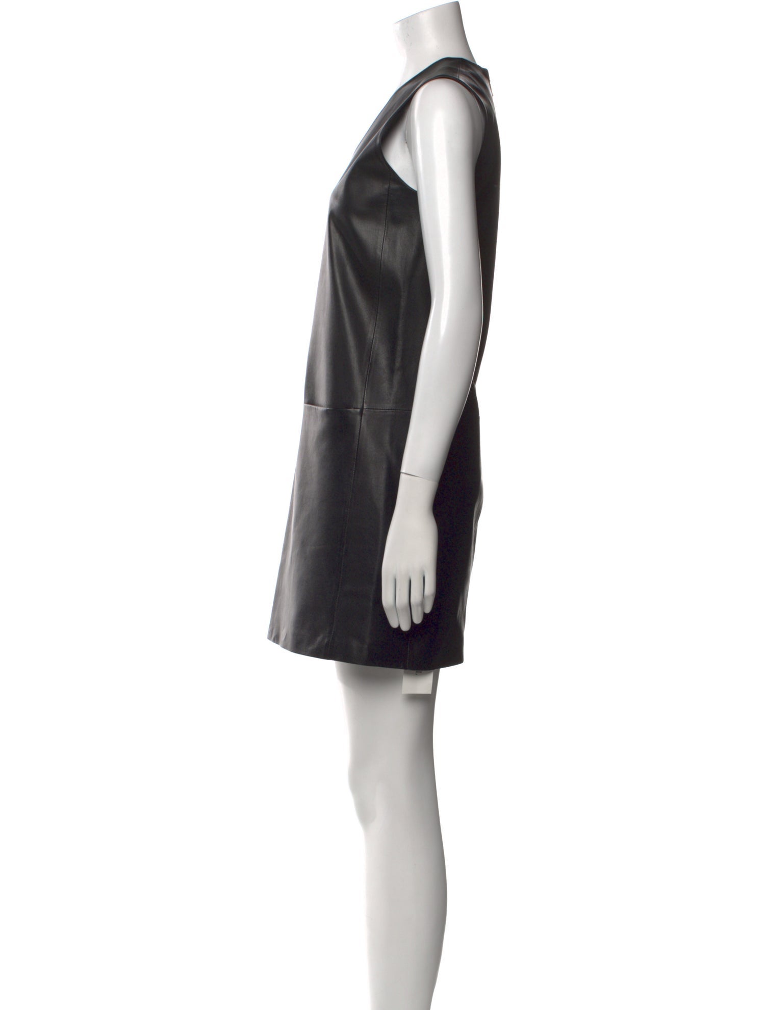 Vince Leather Mini Dress