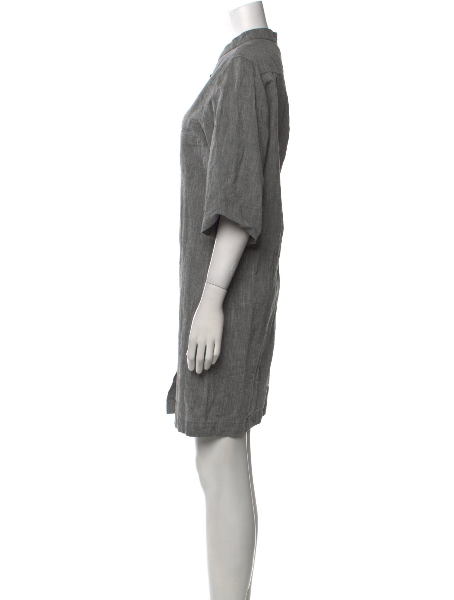 Vince Mock Neck Mini Dress