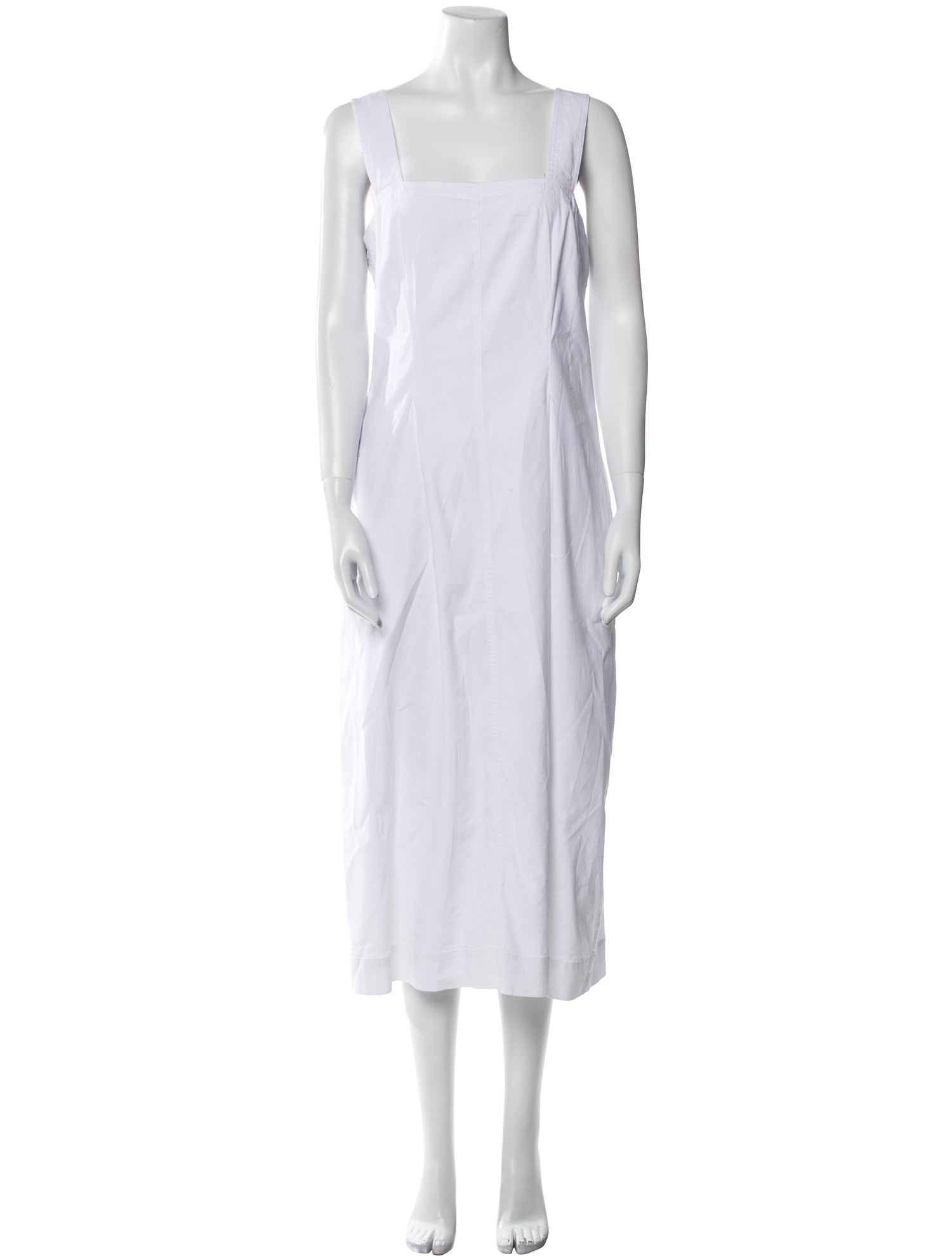 Vince Square Neckline Long Dress