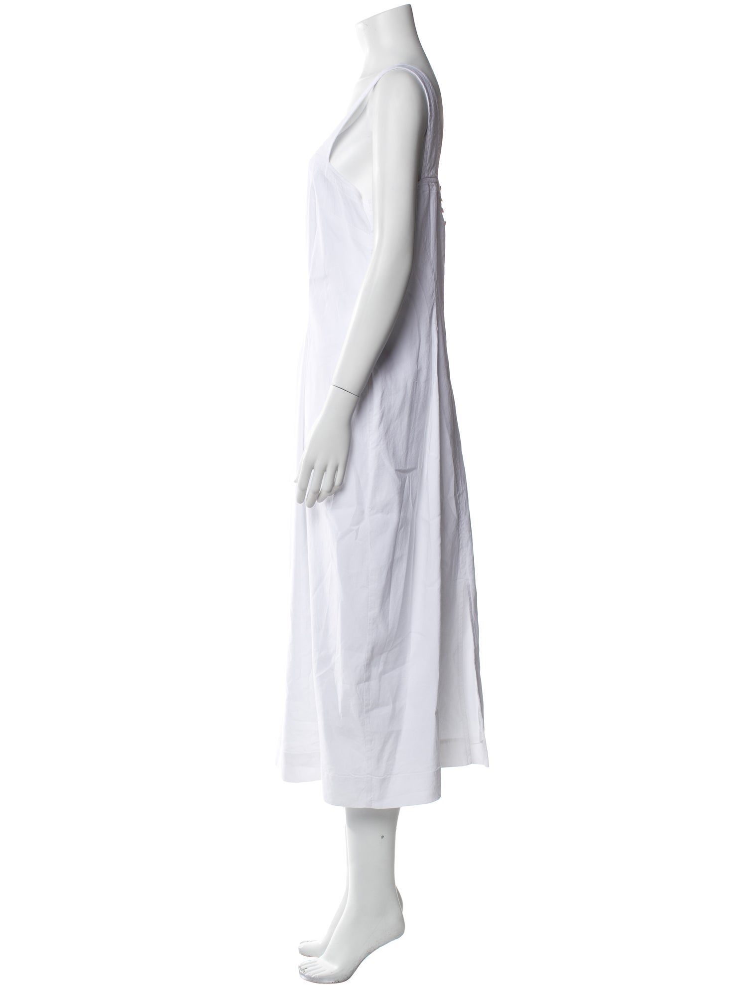 Vince Square Neckline Long Dress