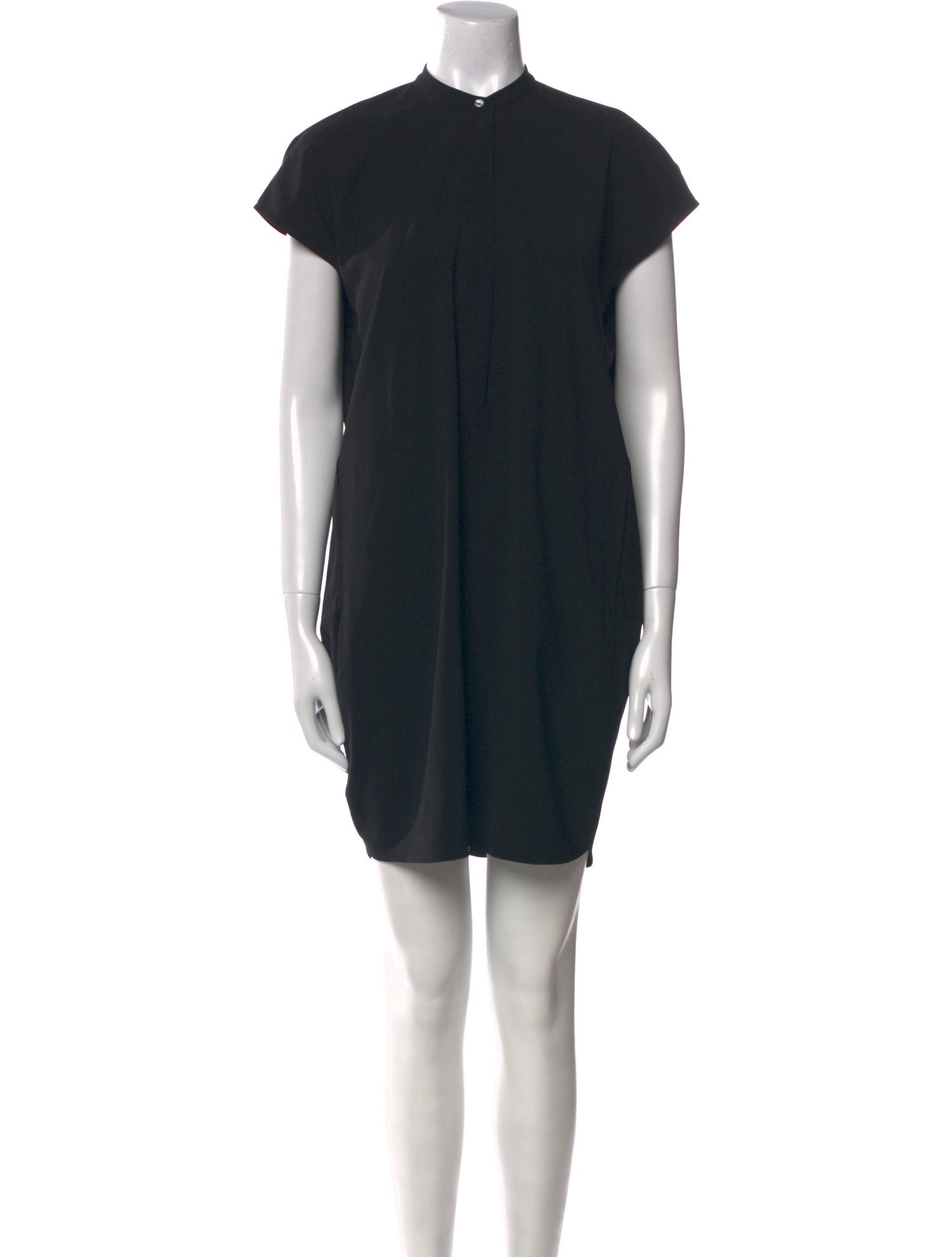 Vince Mock Neck Mini Dress