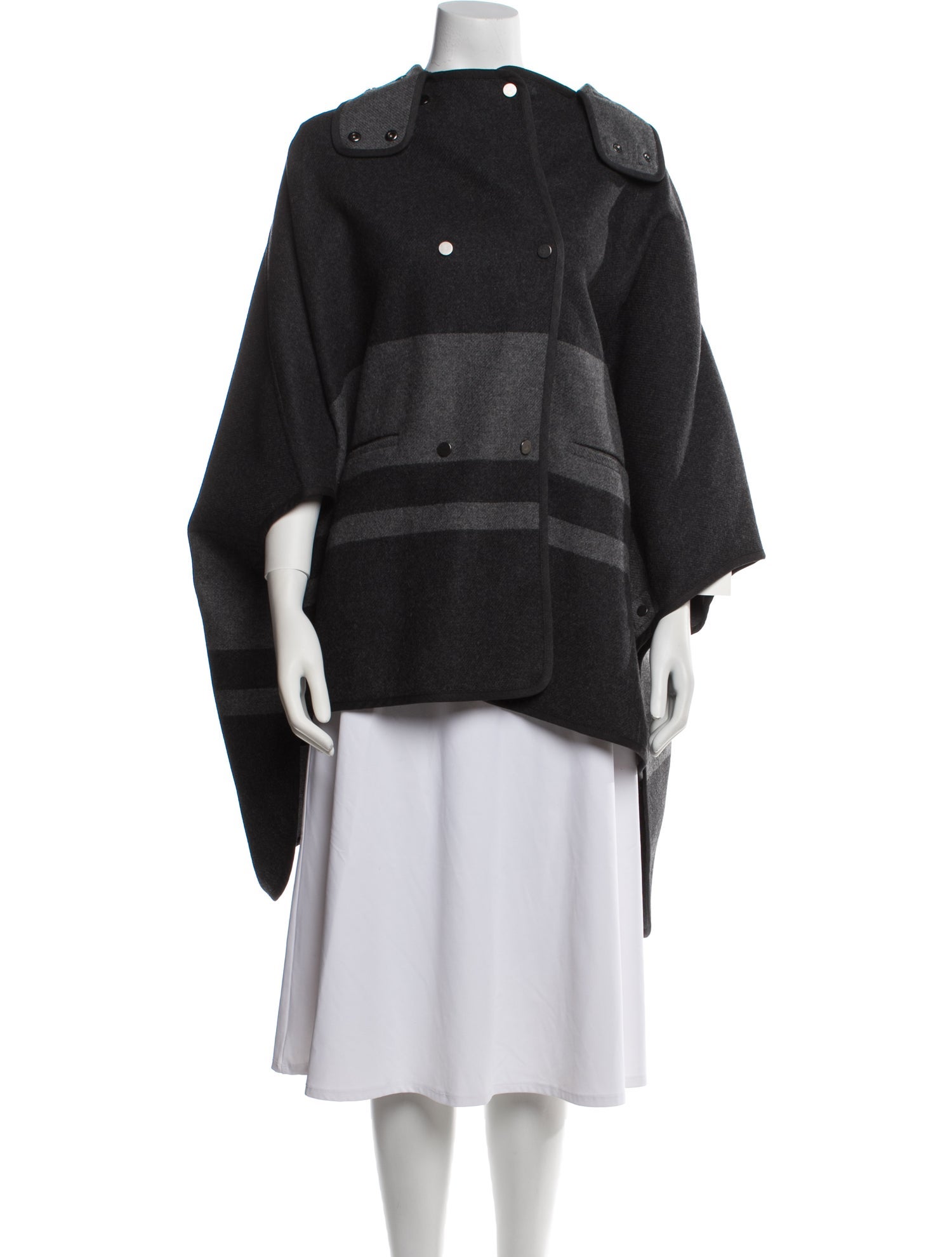 Vince Wool Colorblock Pattern Jacket