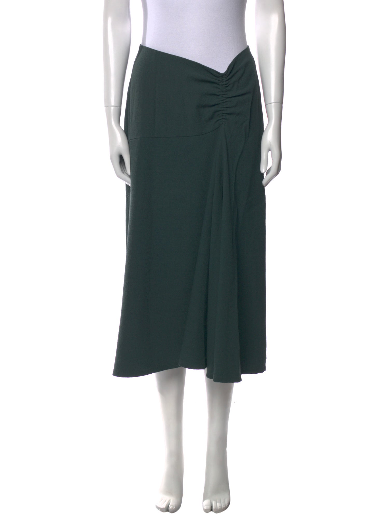 Vince Ruffle Embellishment Midi Length Skirt