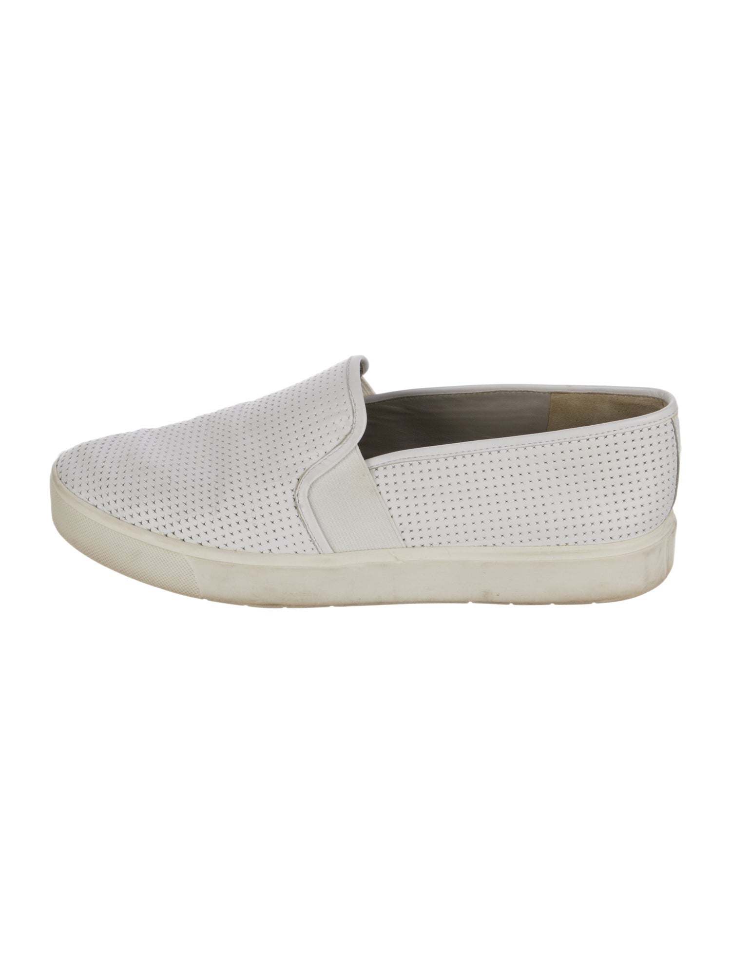 Vince Leather Lasercut Accents Sneakers