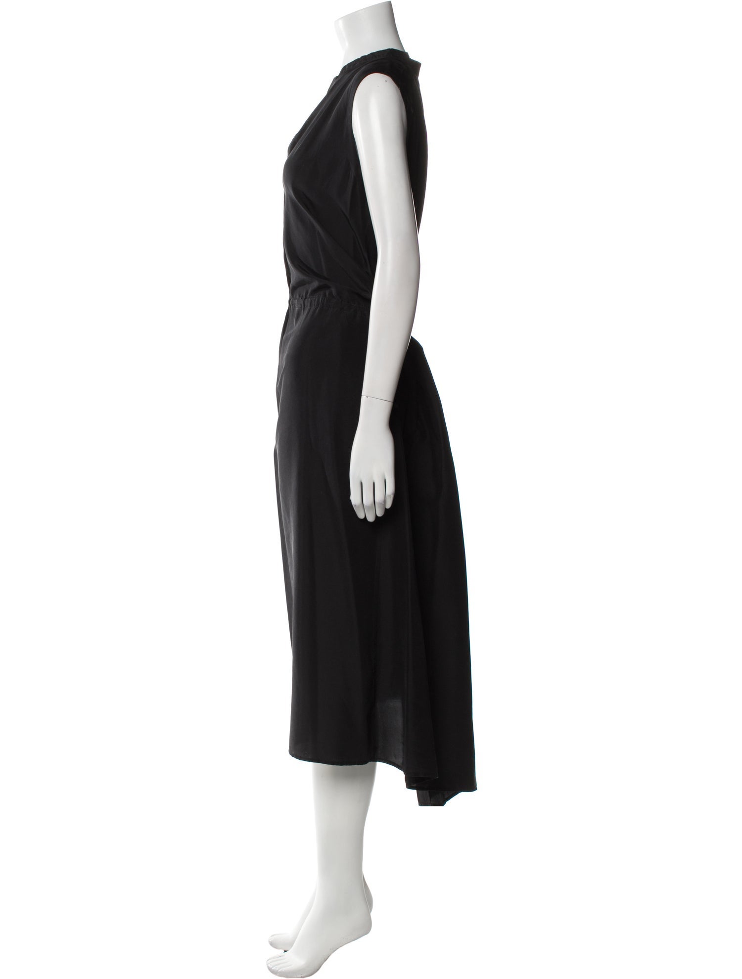 Vince Silk Midi Length Dress