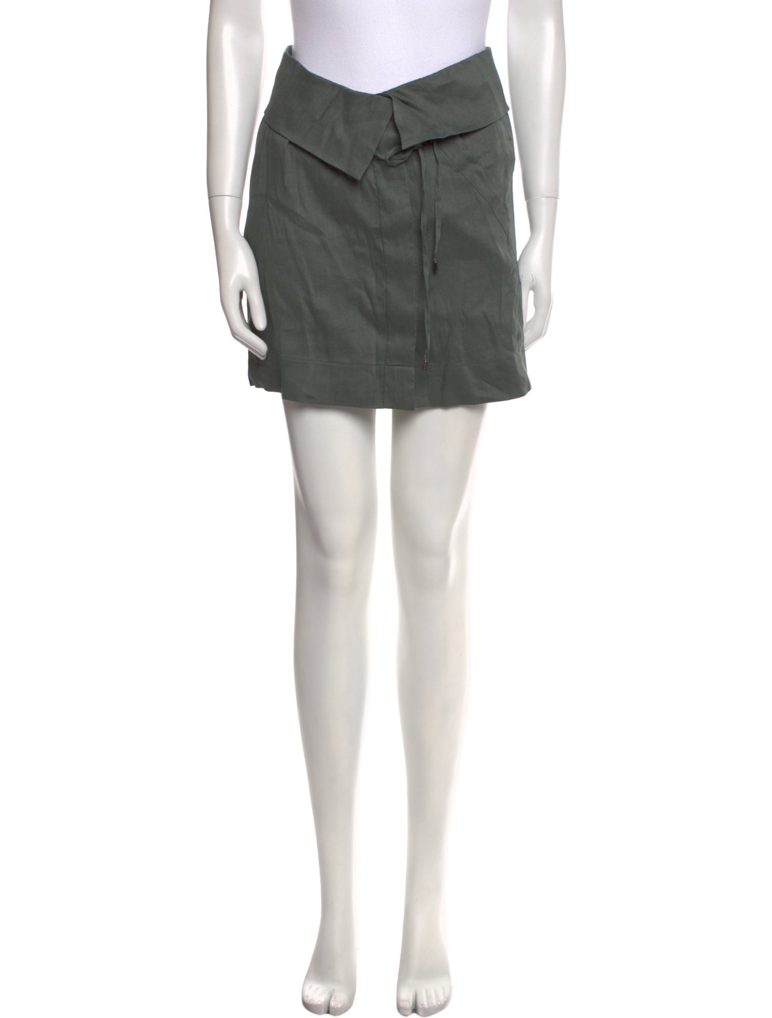 Vince Linen Mini Skirt