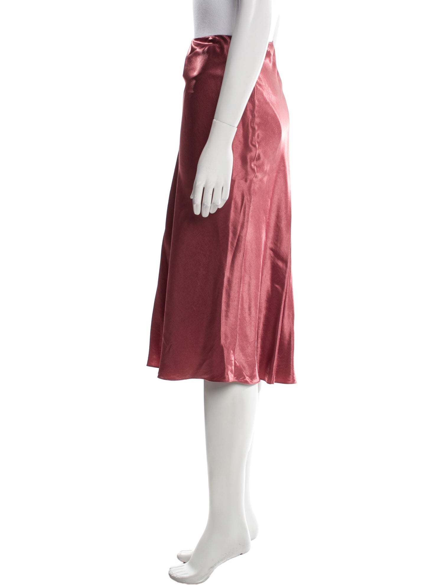 Vince Ruffle Embellishment Knee-Length Skirt