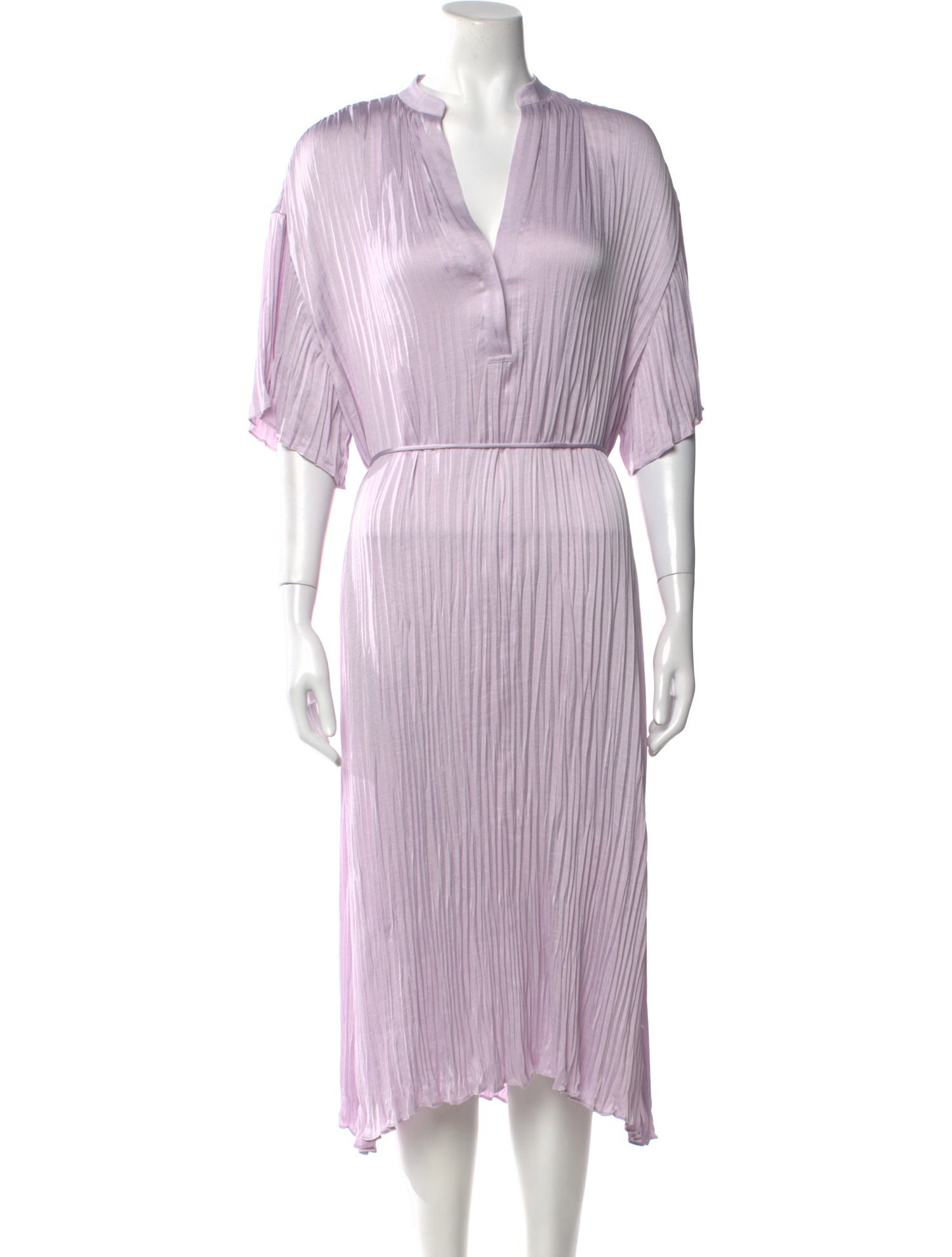 Vince V-Neck Midi Length Dress