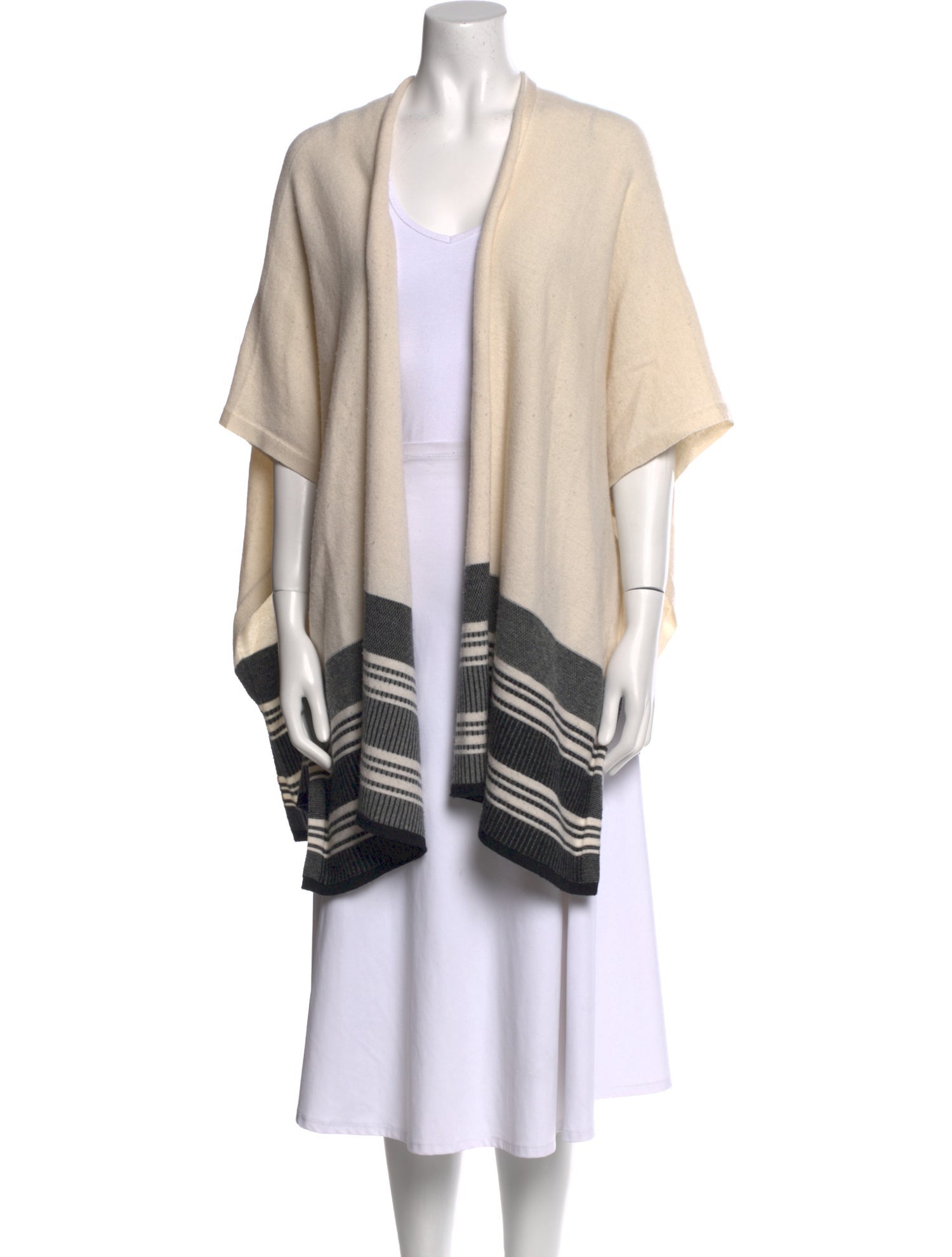 Vince Striped V-Neck Sweater