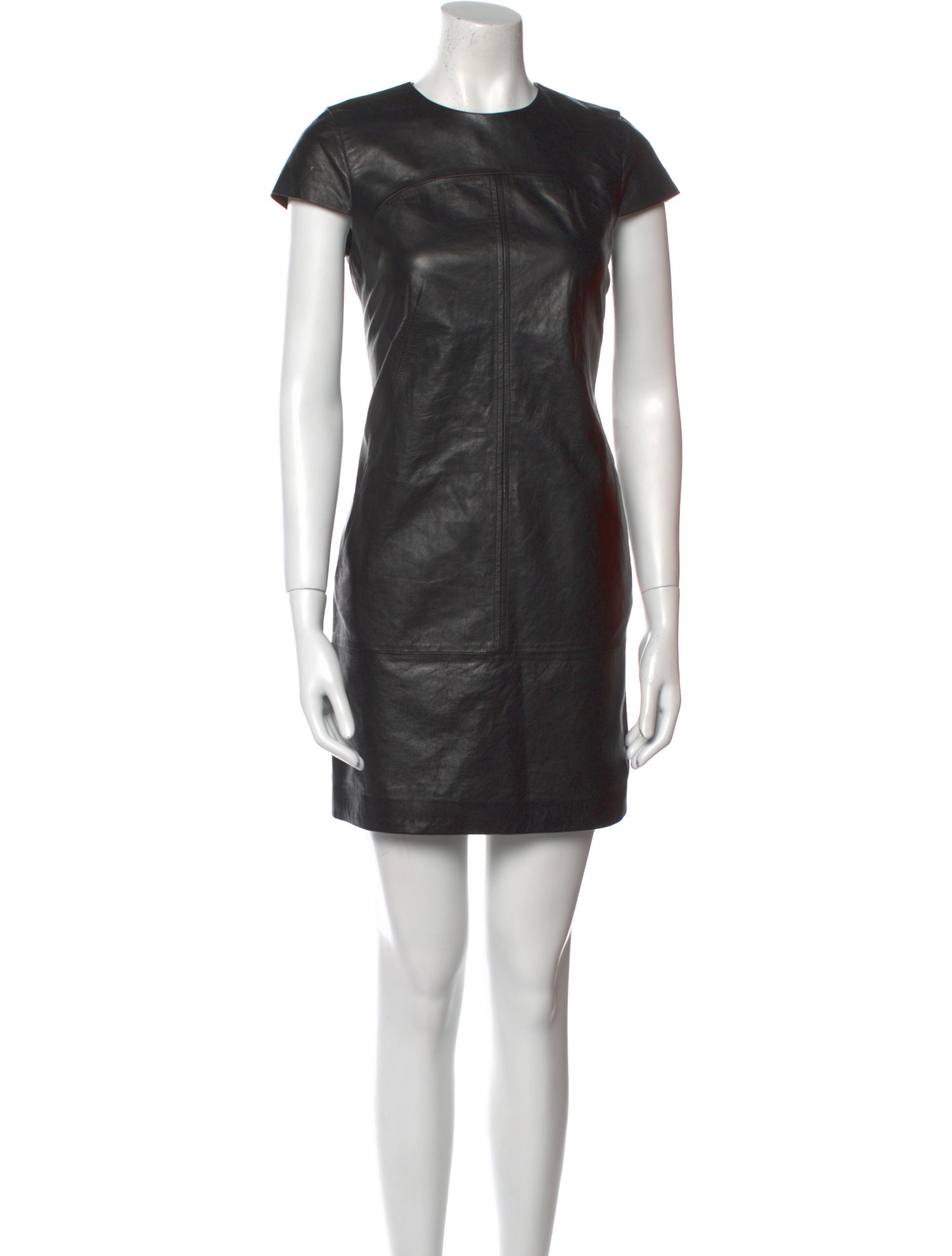 Vince Leather Mini Dress