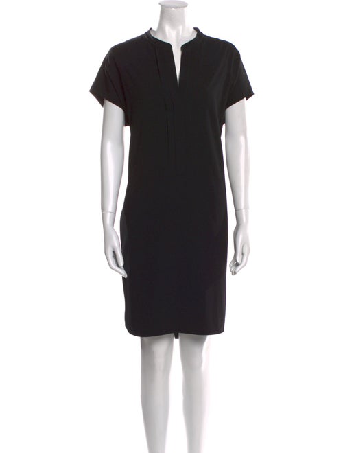Vince V-Neck Knee-Length Dress