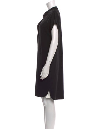 Vince V-Neck Knee-Length Dress