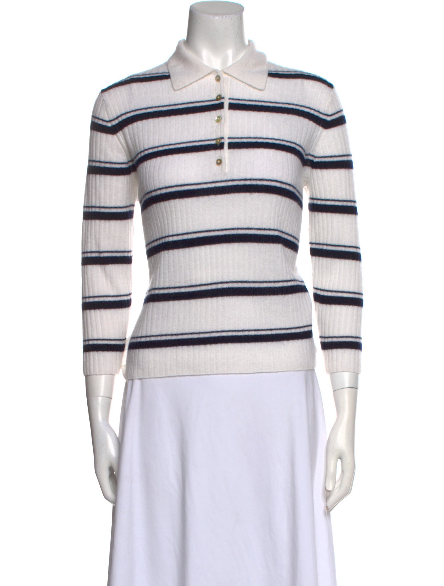 Vince Cashmere Striped Sweater