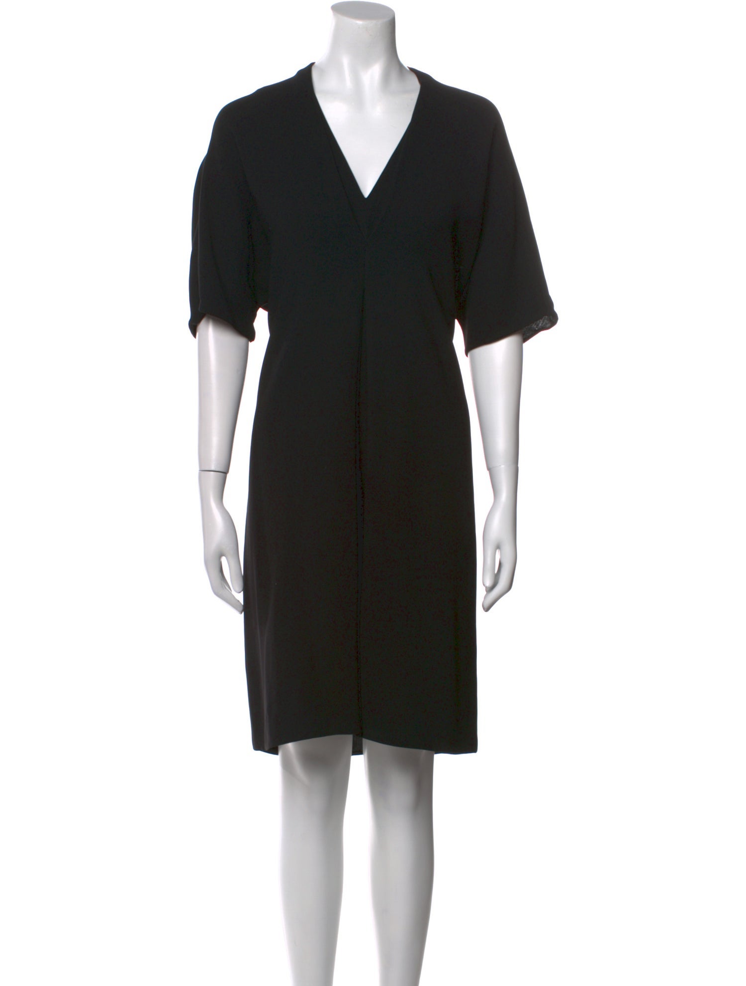 Vince V-Neck Knee-Length Dress