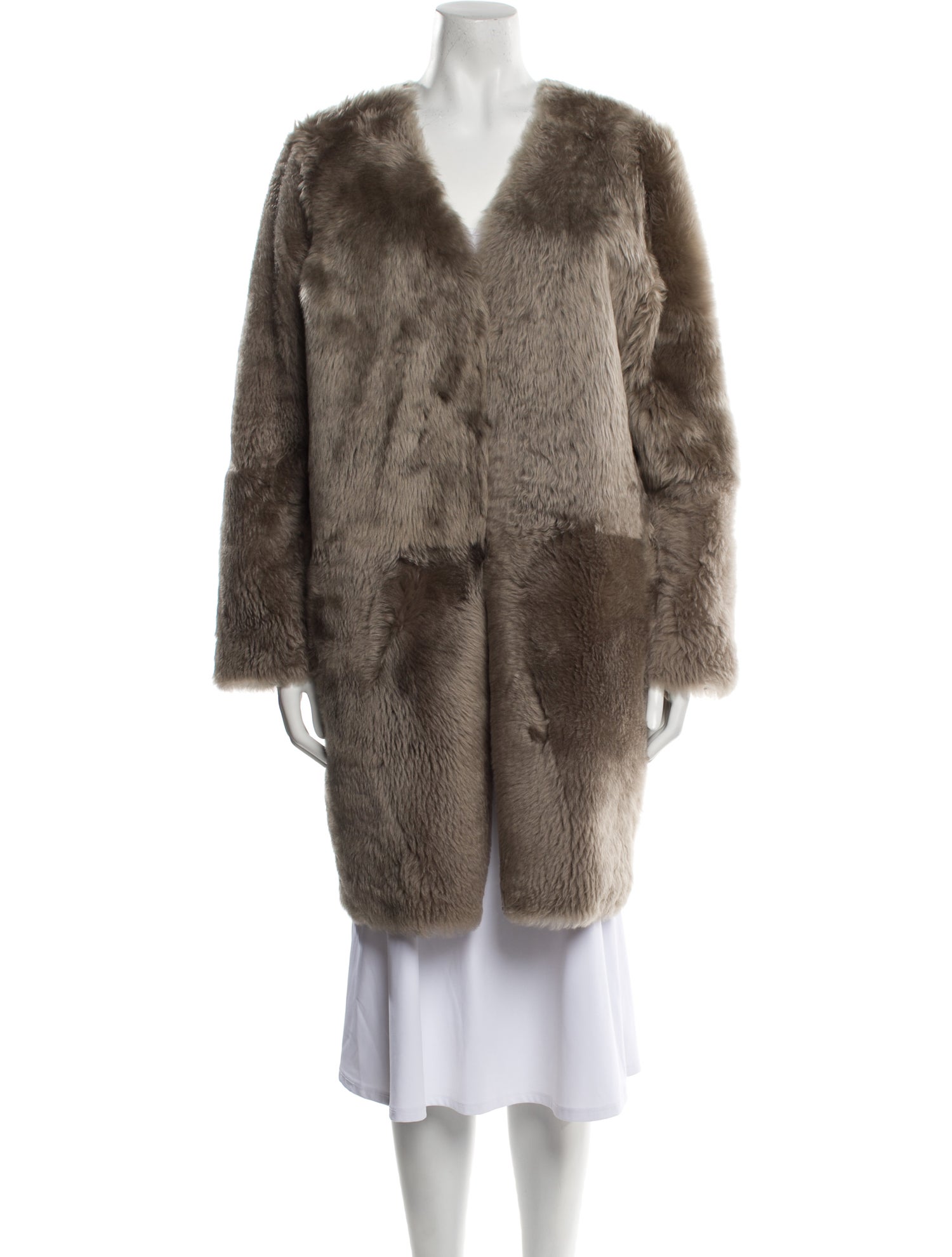 Vince Shearling Fur Coat