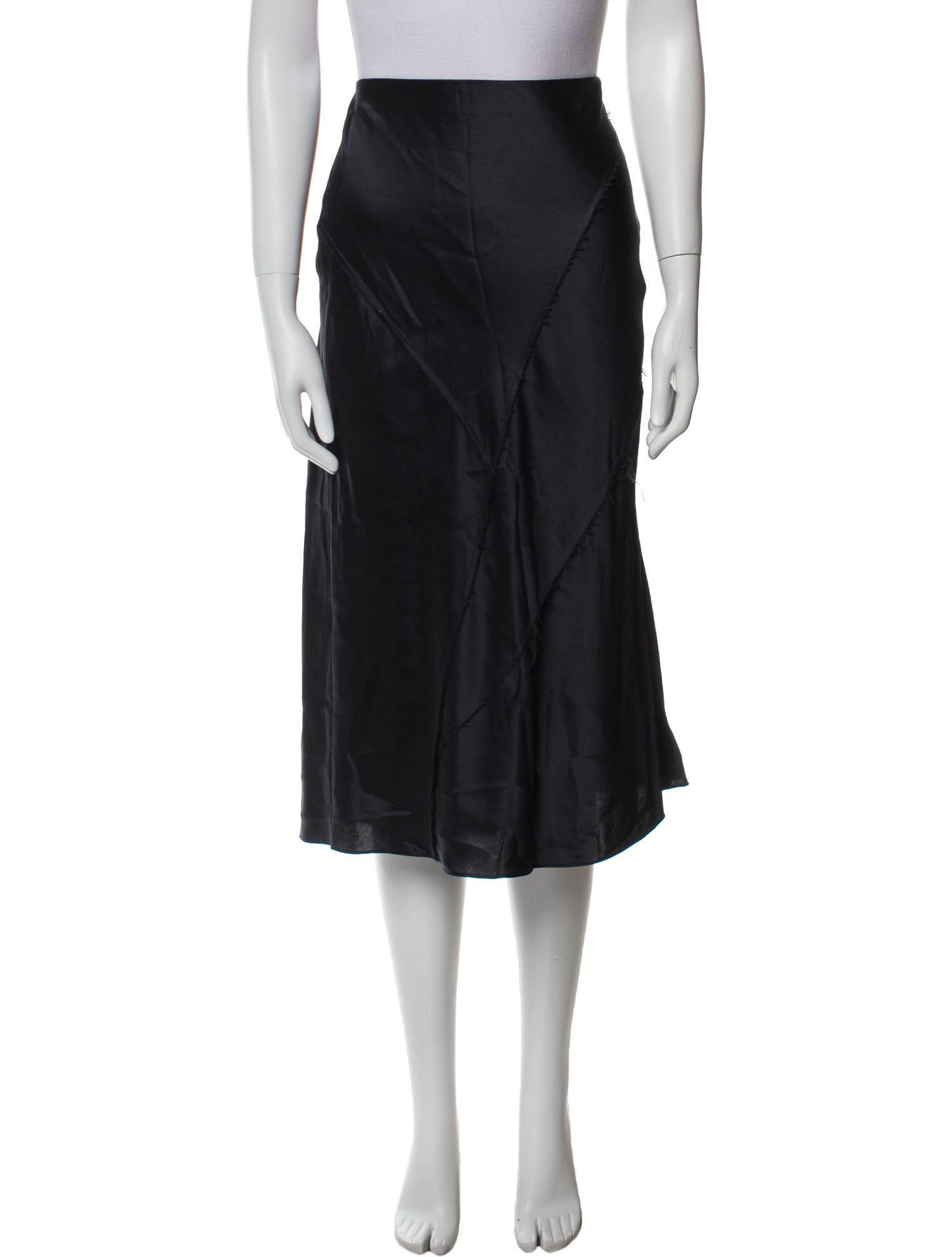 Vince Silk Midi Length Skirt