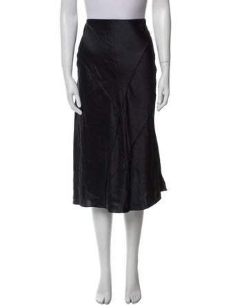 Vince Silk Midi Length Skirt