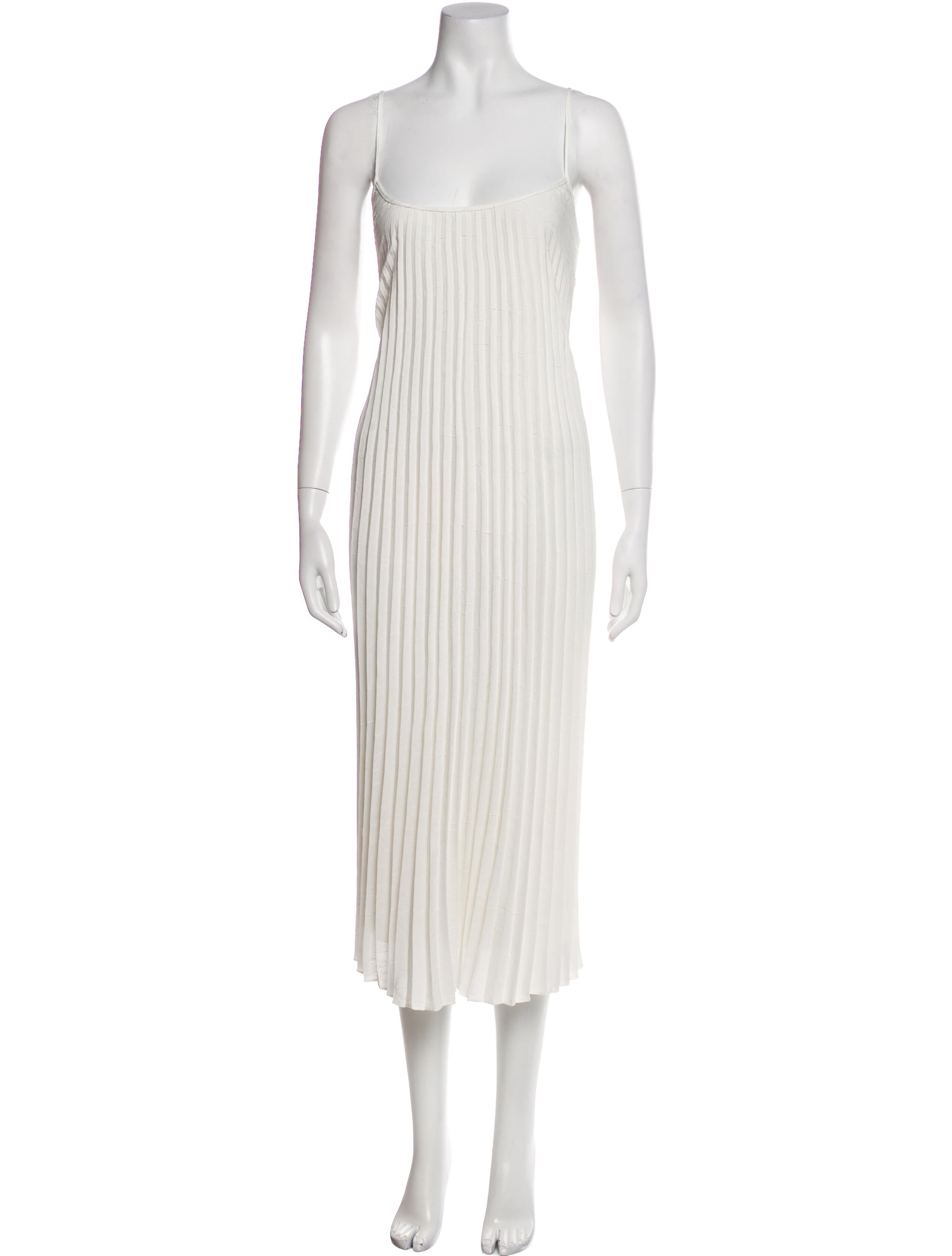 Vince Square Neckline Midi Length Dress