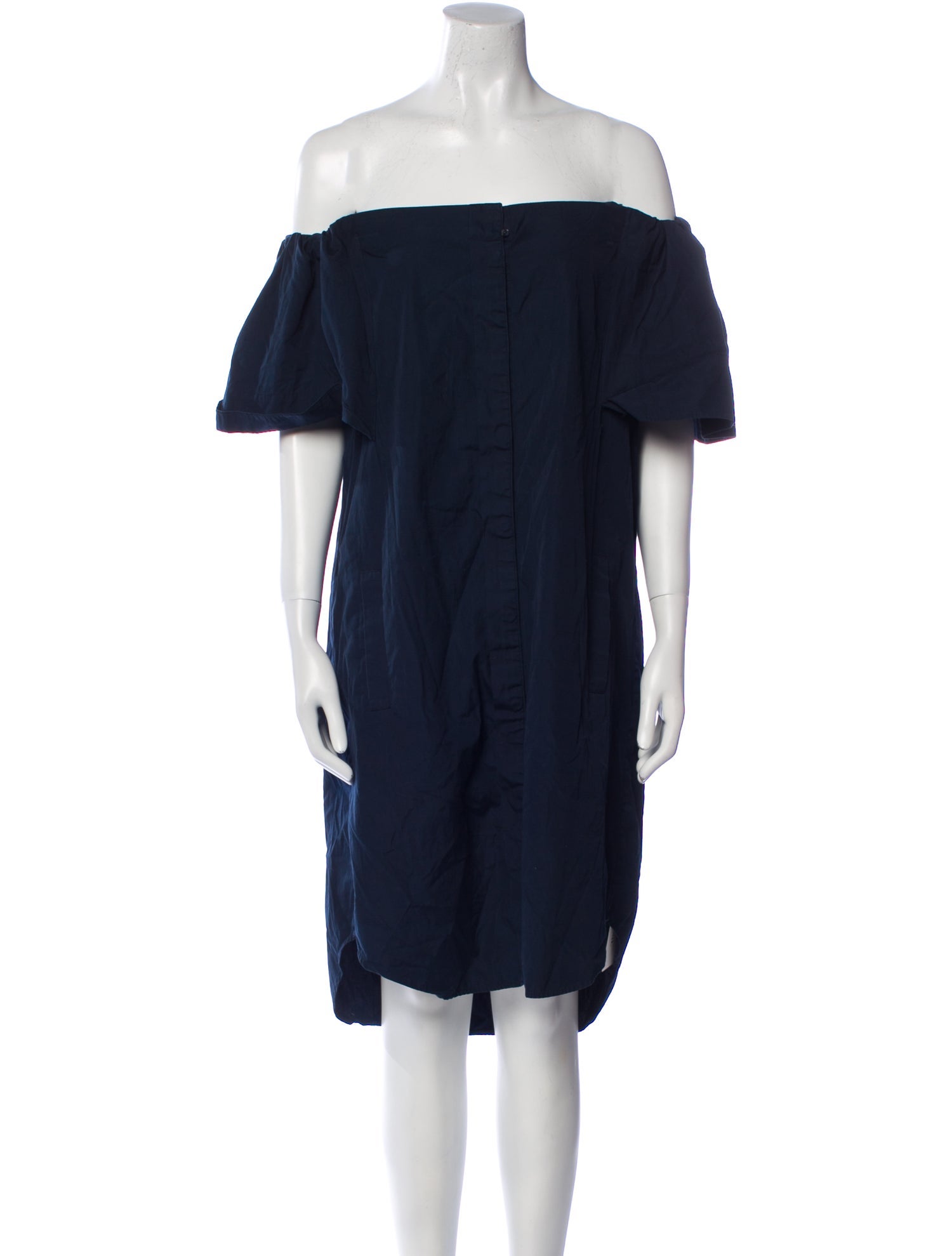 Vince Off-The-Shoulder Mini Dress