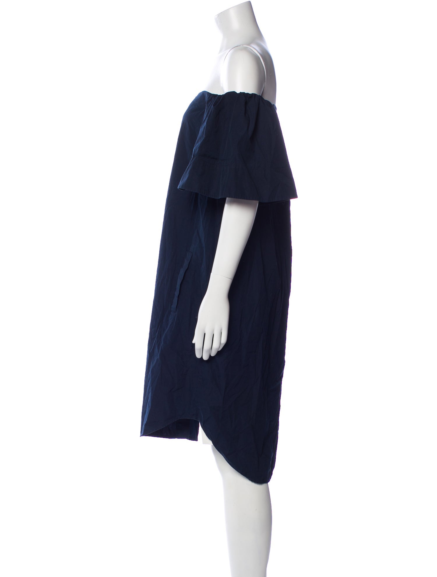 Vince Off-The-Shoulder Mini Dress