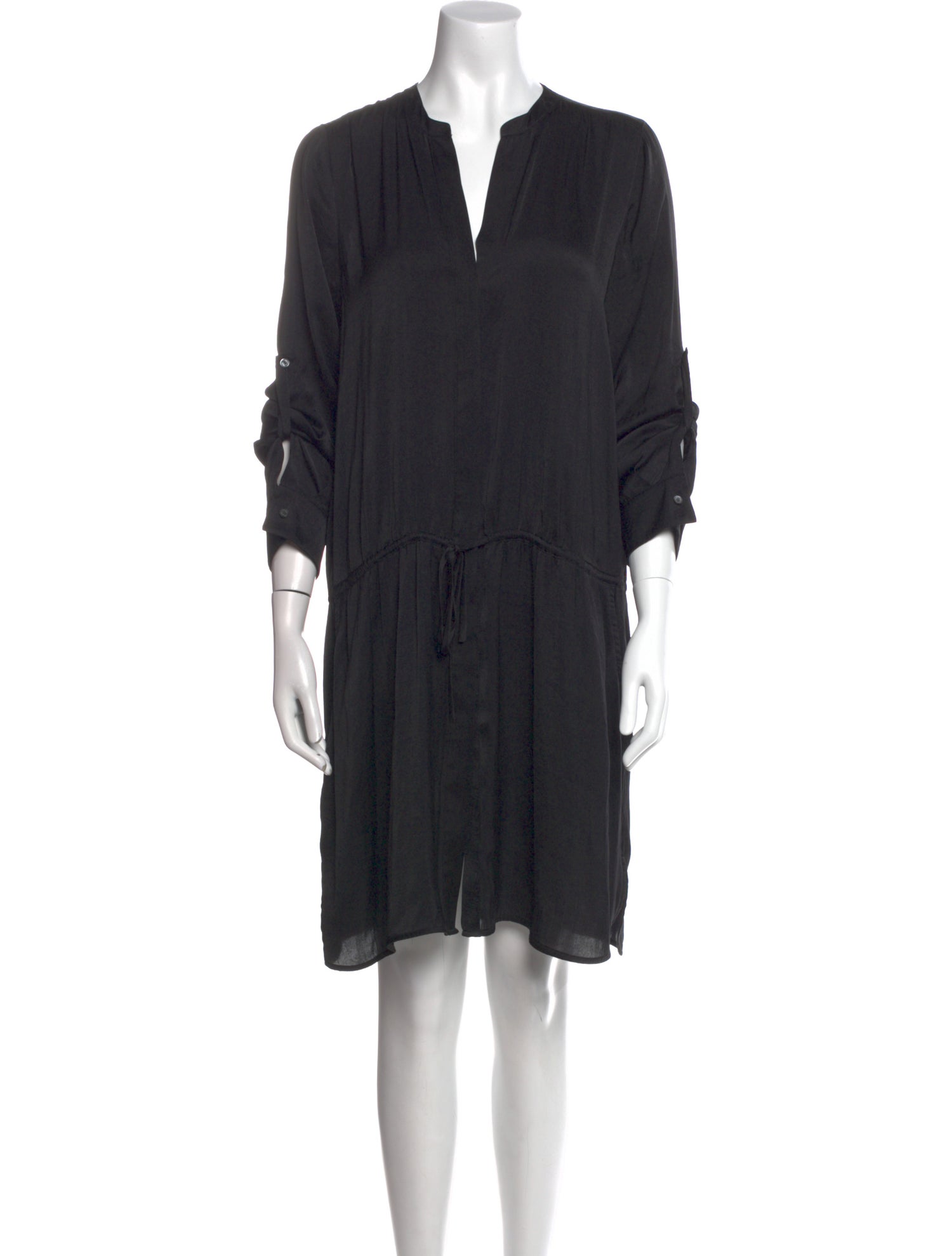 Vince V-Neck Mini Dress