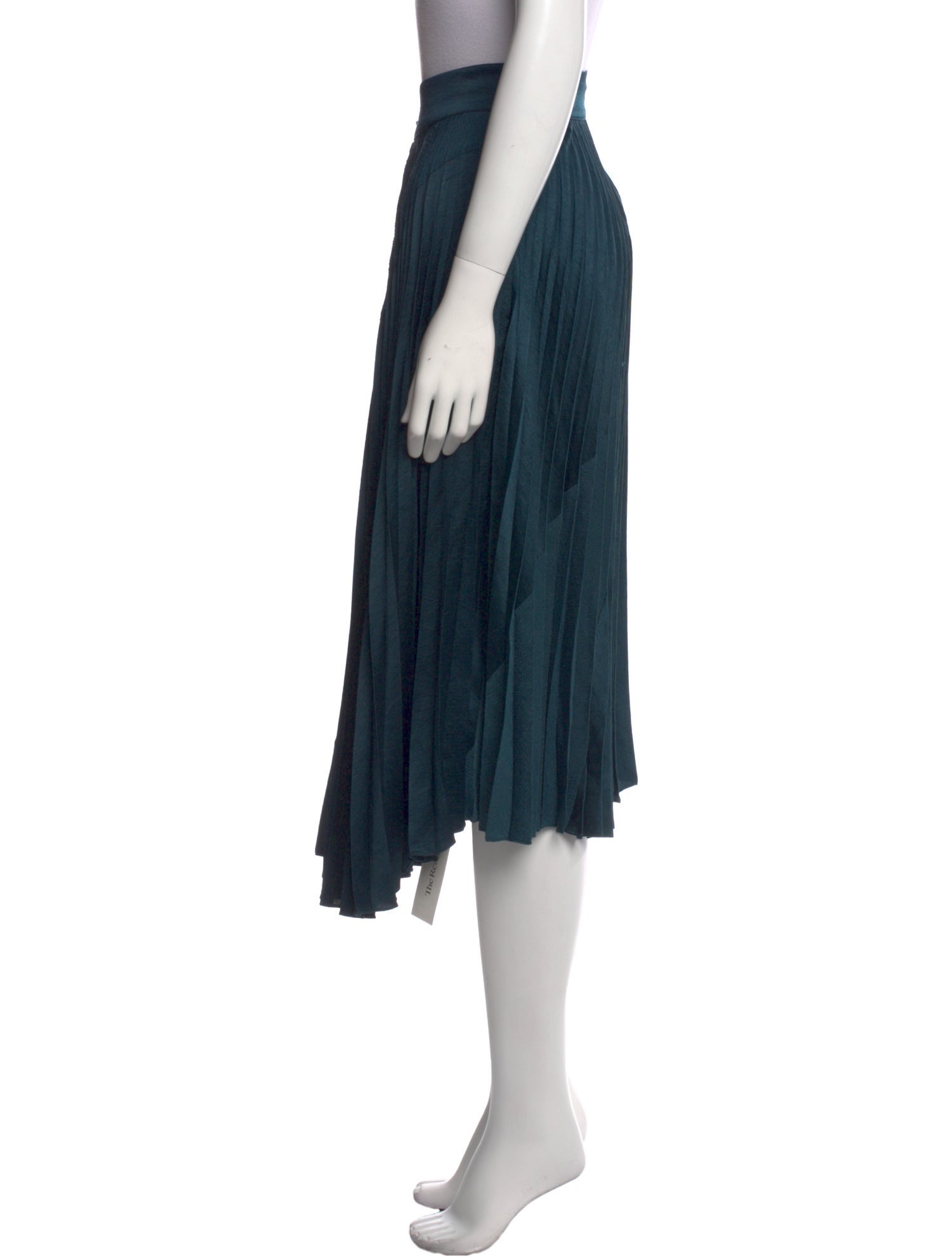 Vince Raw-Edge Trim Midi Length Skirt