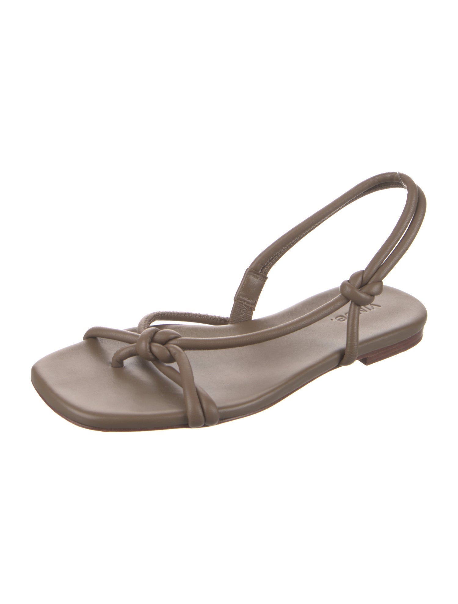 Vince Leather Slingback Sandals