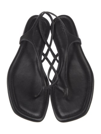 Vince Leather Slingback Sandals