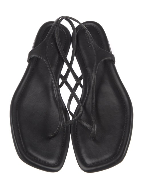 Vince Leather Slingback Sandals