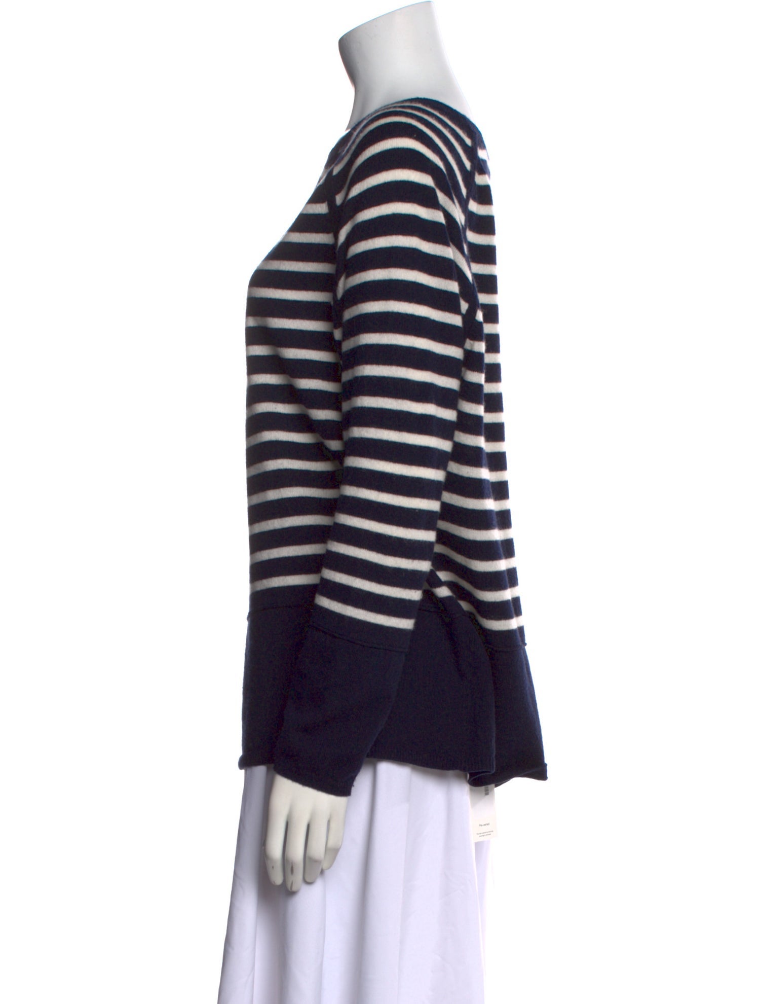 Vince Cashmere Striped Sweatshirt
