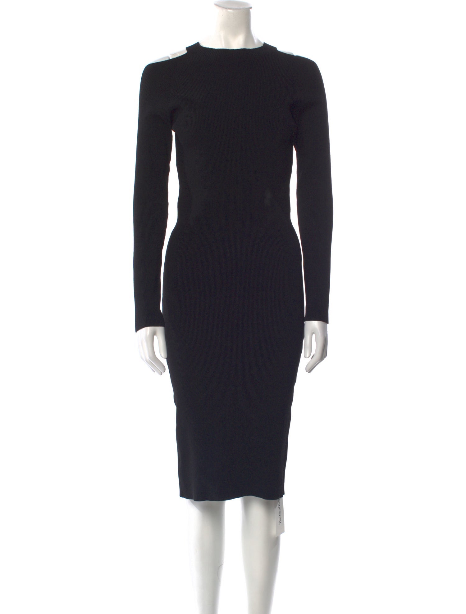 Vince Mock Neck Midi Length Dress