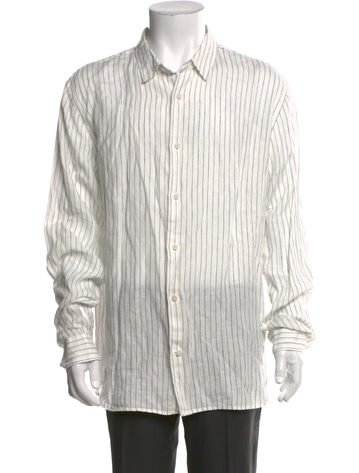 Vince Linen Striped Shirt w/ Tags