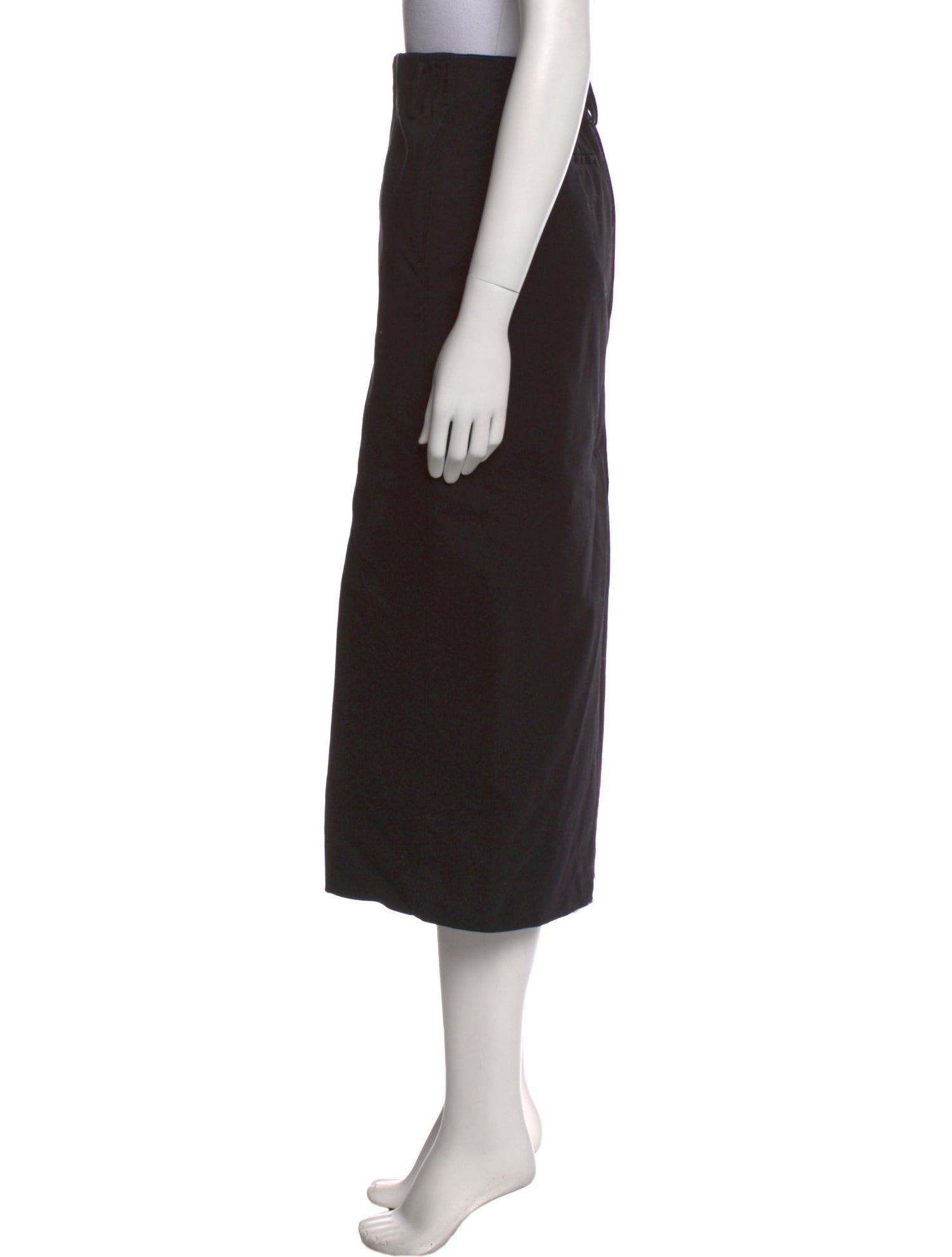 Vince Ruffle Embellishment Midi Length Skirt