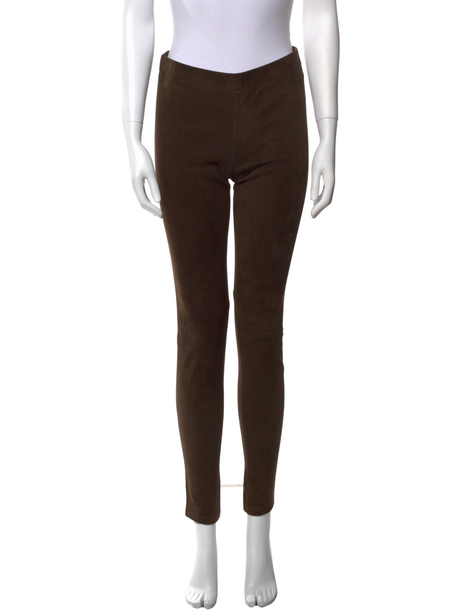 Vince Leather Skinny Leg Pants