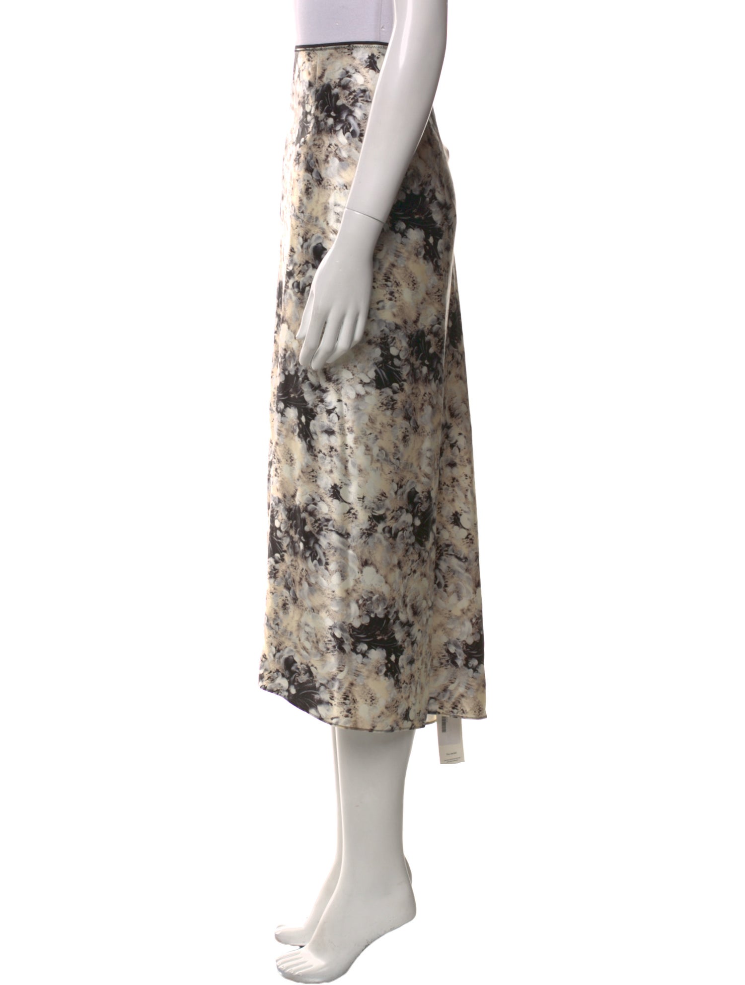 Vince Silk Midi Length Skirt