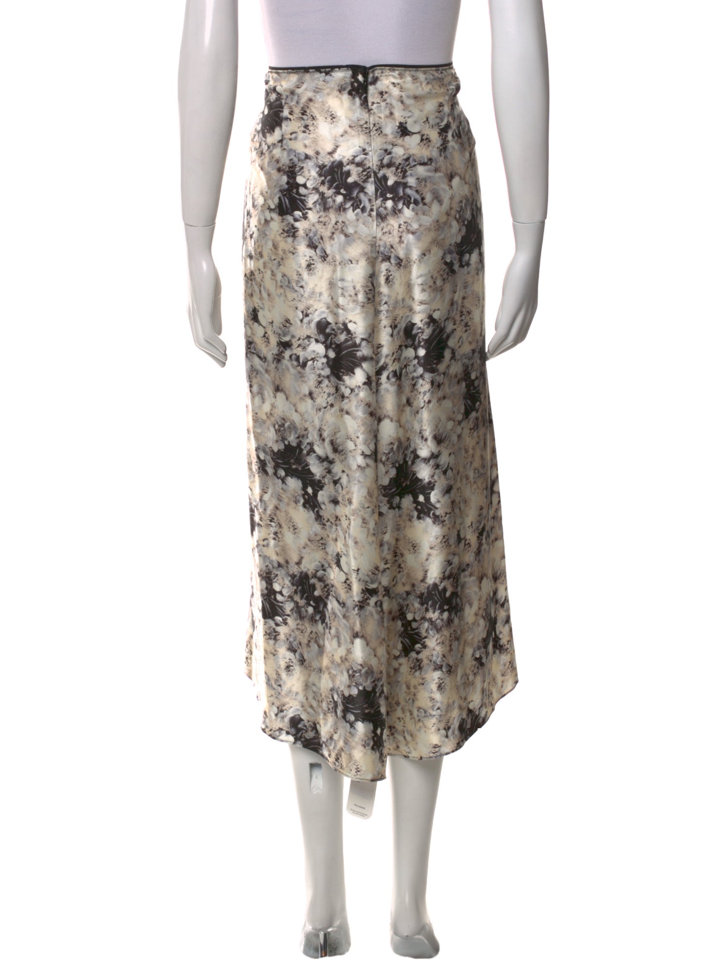 Vince Silk Midi Length Skirt