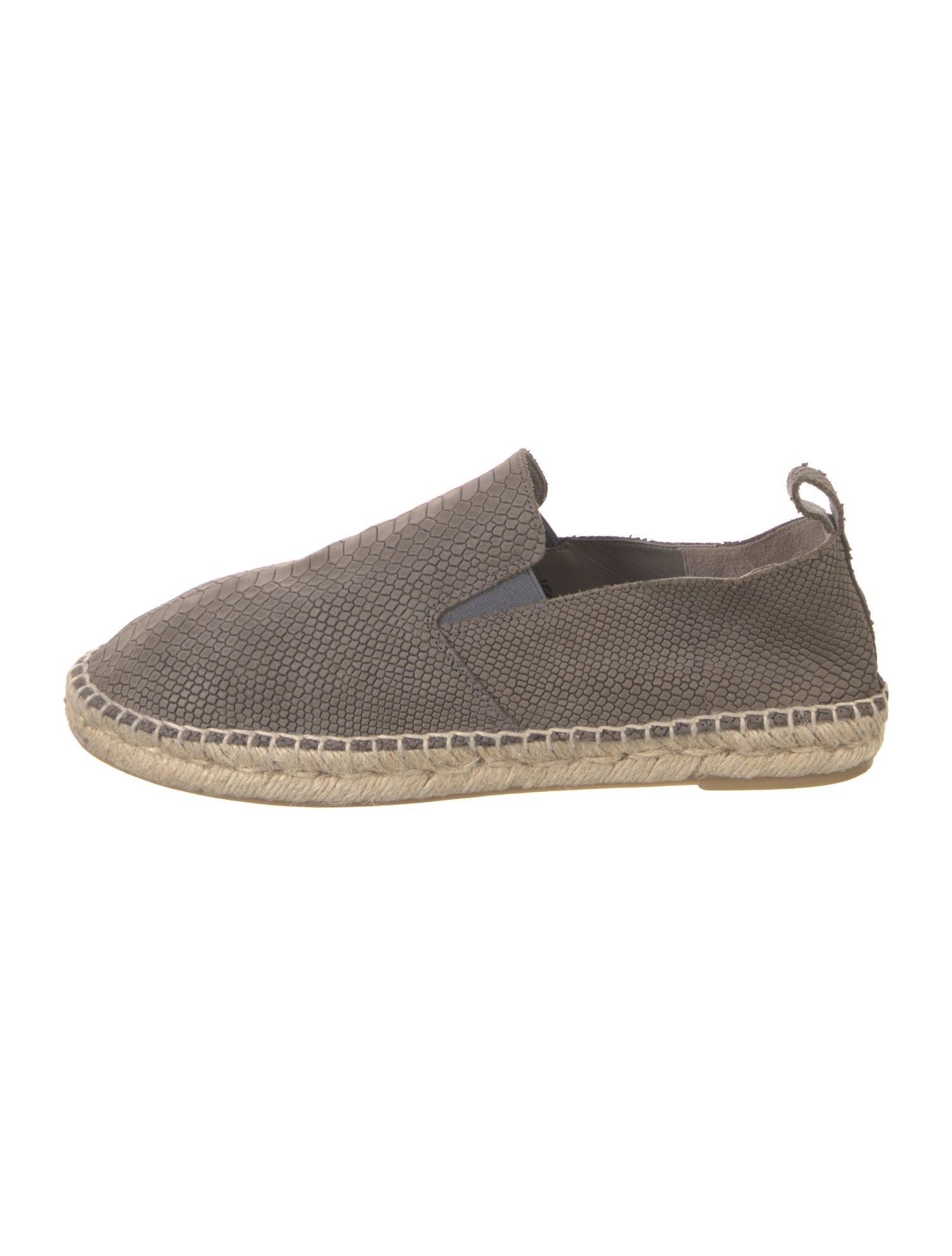 Vince Embossed Leather Espadrille Sneakers