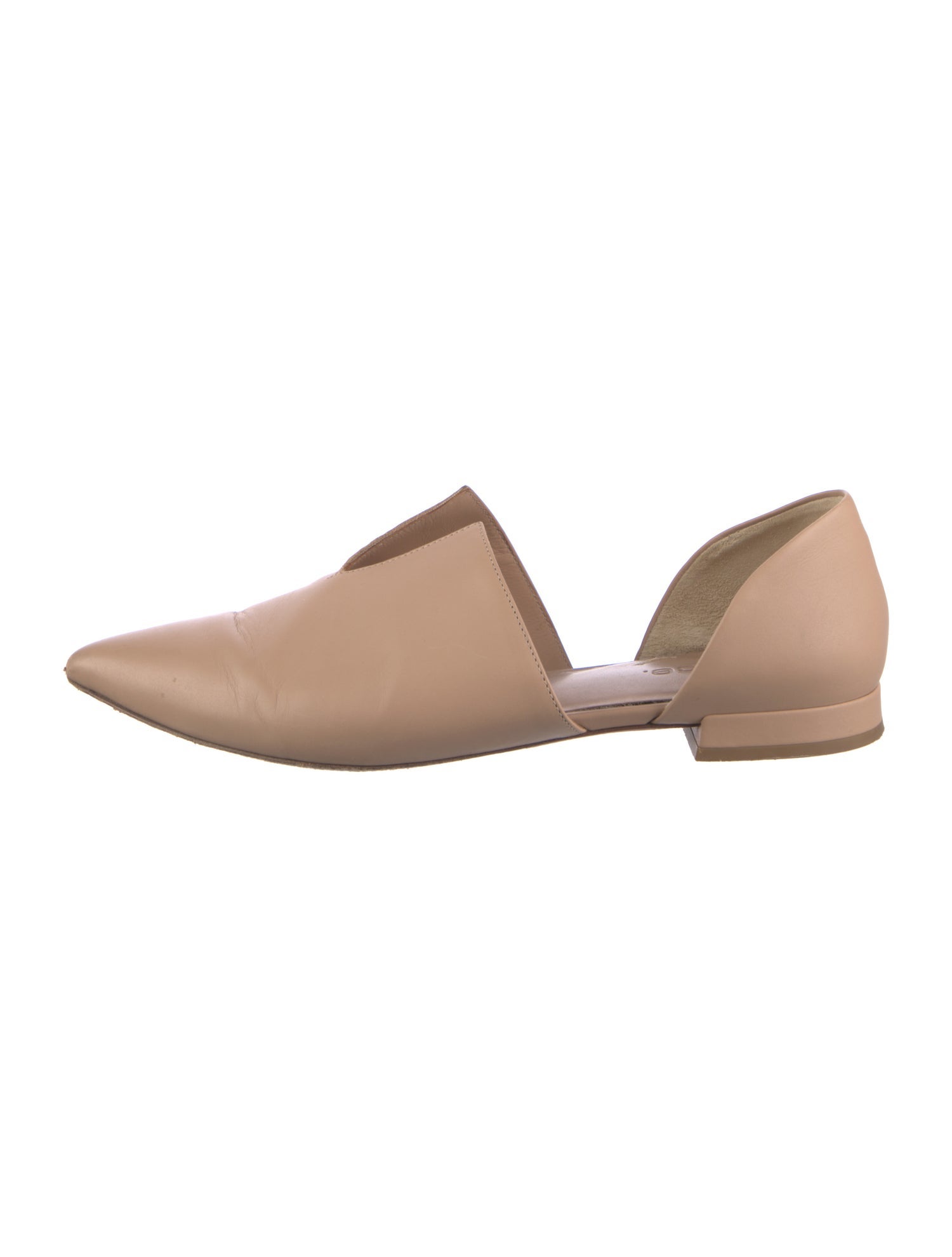Vince Leather D'Orsay Flats