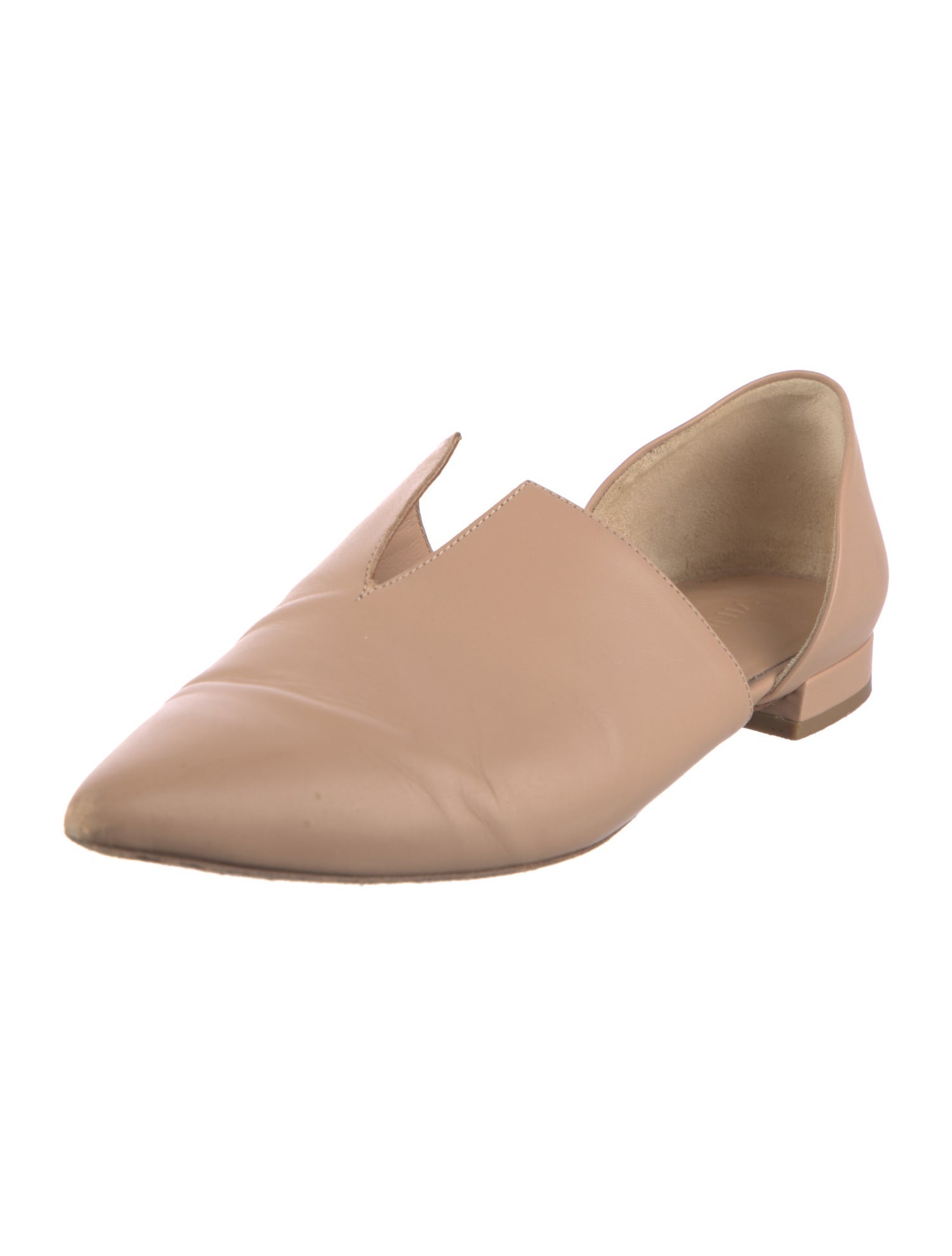 Vince Leather D'Orsay Flats