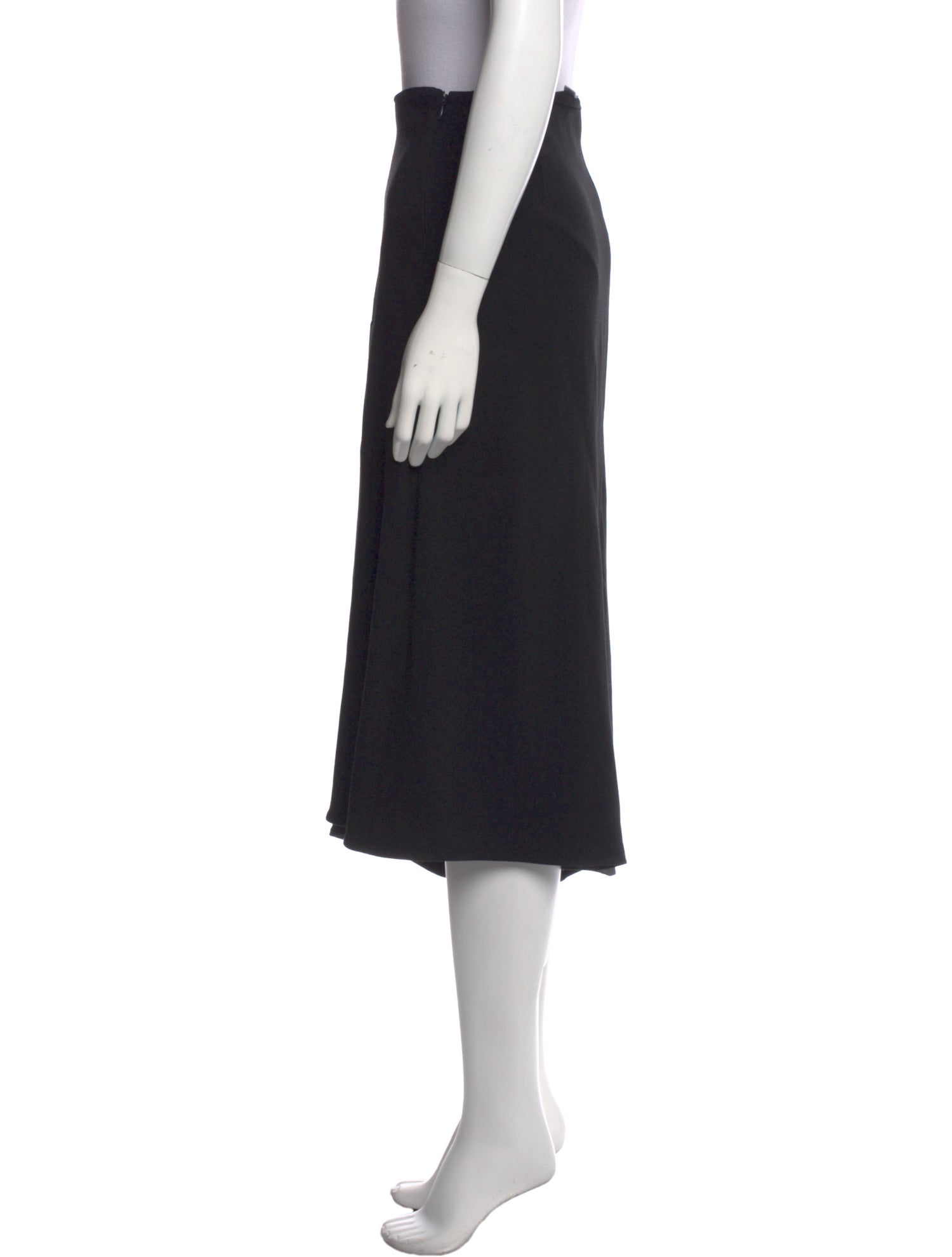 Vince Ruffle Embellishment Midi Length Skirt