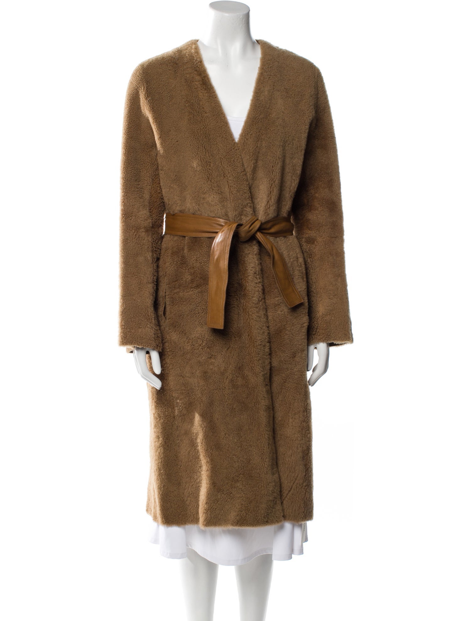 Vince Shearling Fur Coat