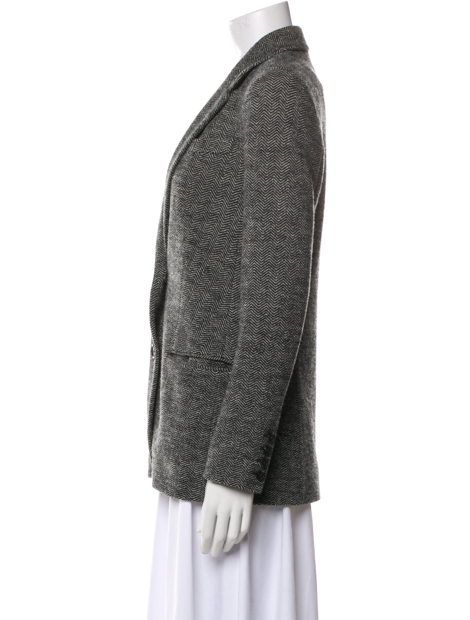 Vince Wool Printed Blazer