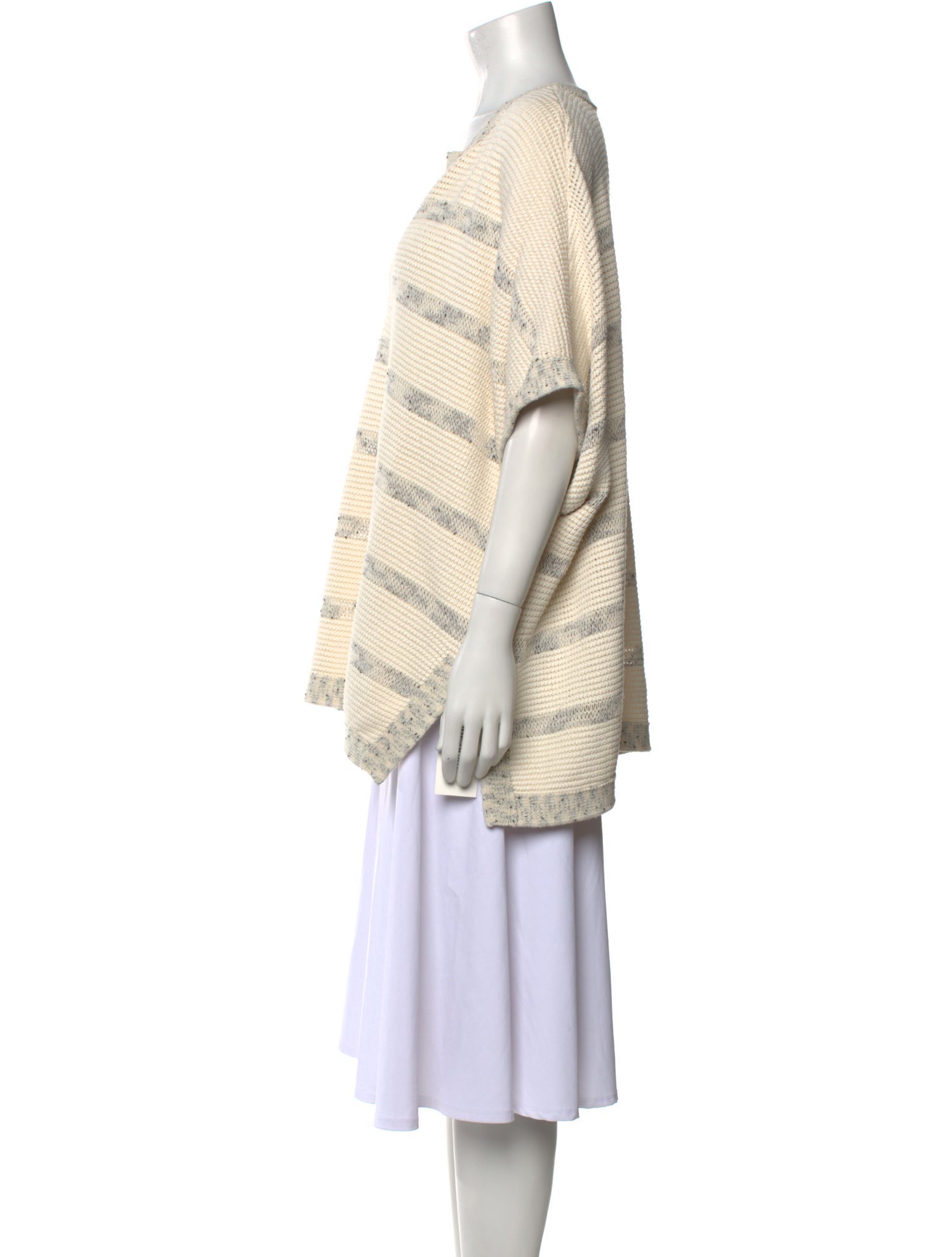 Vince Striped V-Neck Sweater